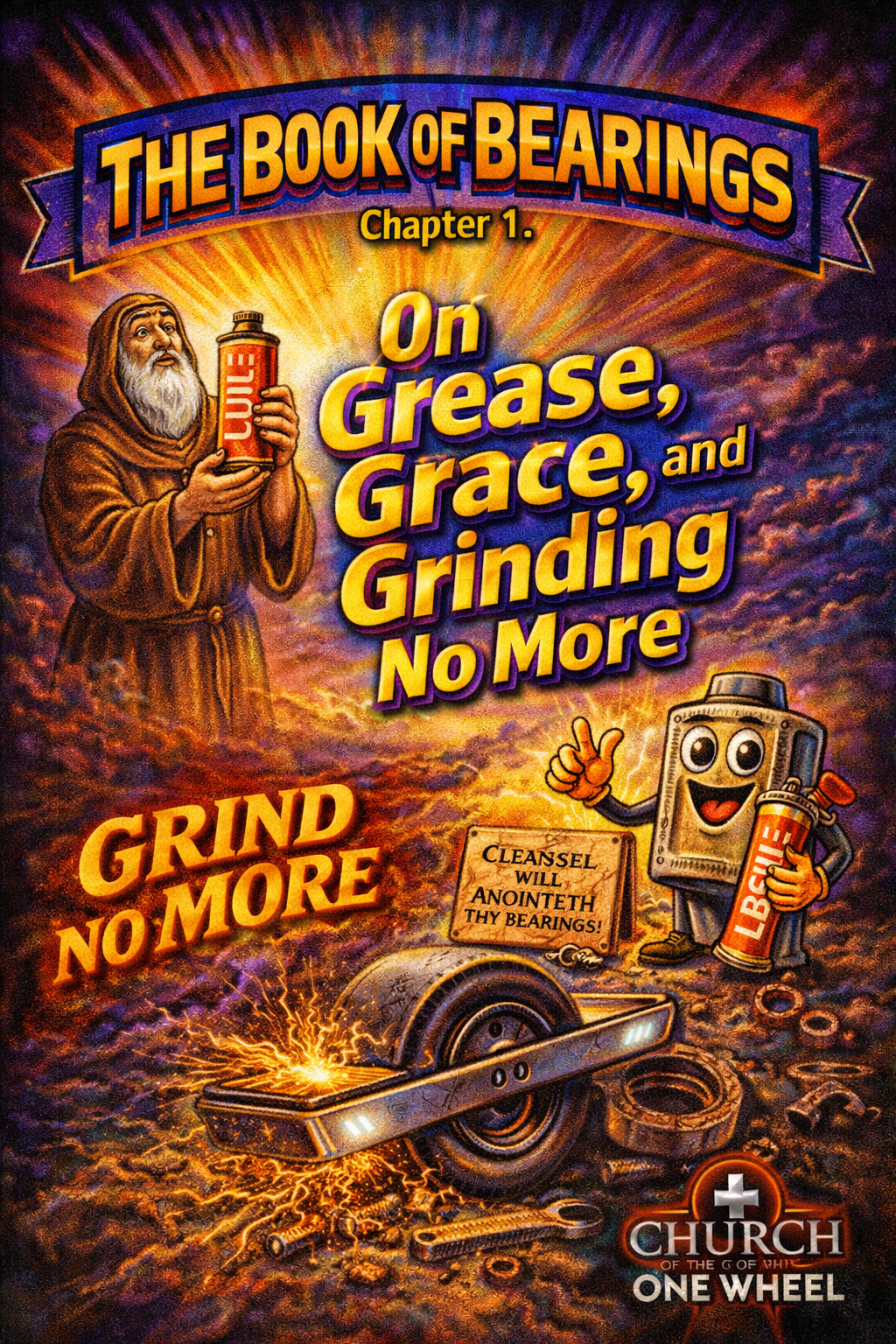 The Book of Bearings, Chapter 1: On Grease, Grace, and Grinding No More