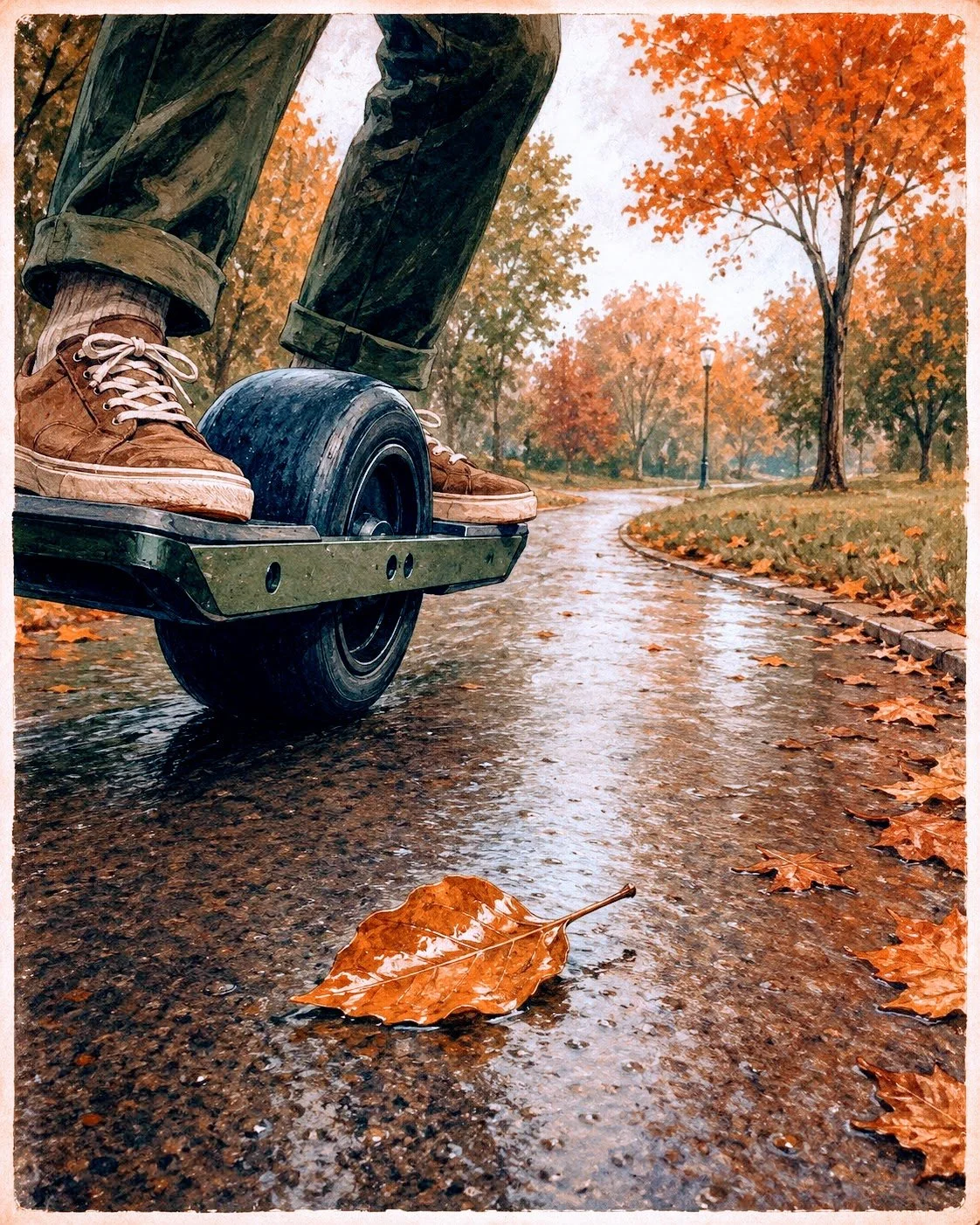 The Parable of the Wet Leaf: Slip Not Into Temptation