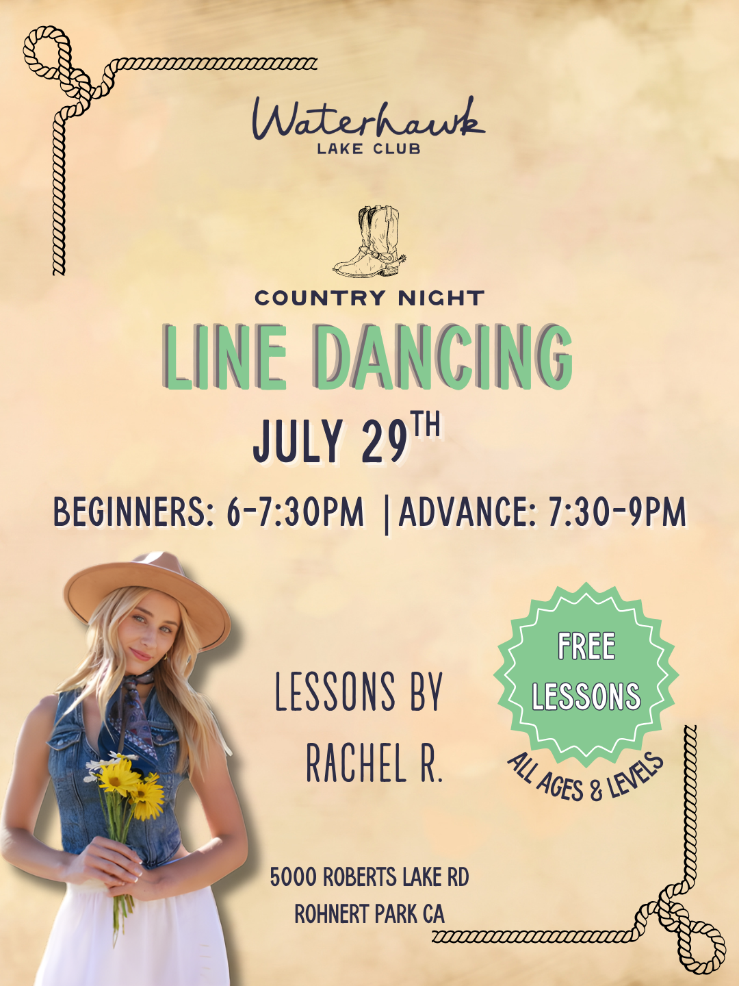 Line Dancing with Rachel Richied