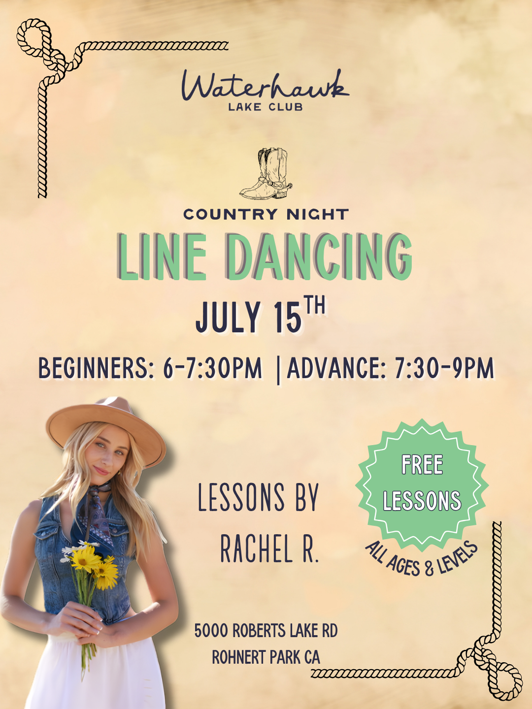 Line Dancing with Rachel Richied