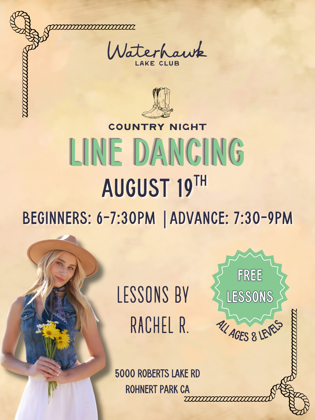Line Dancing with Rachel Richied