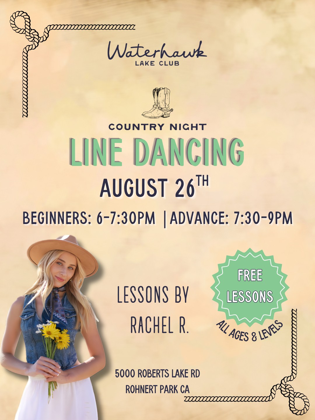 Line Dancing with Rachel Richied