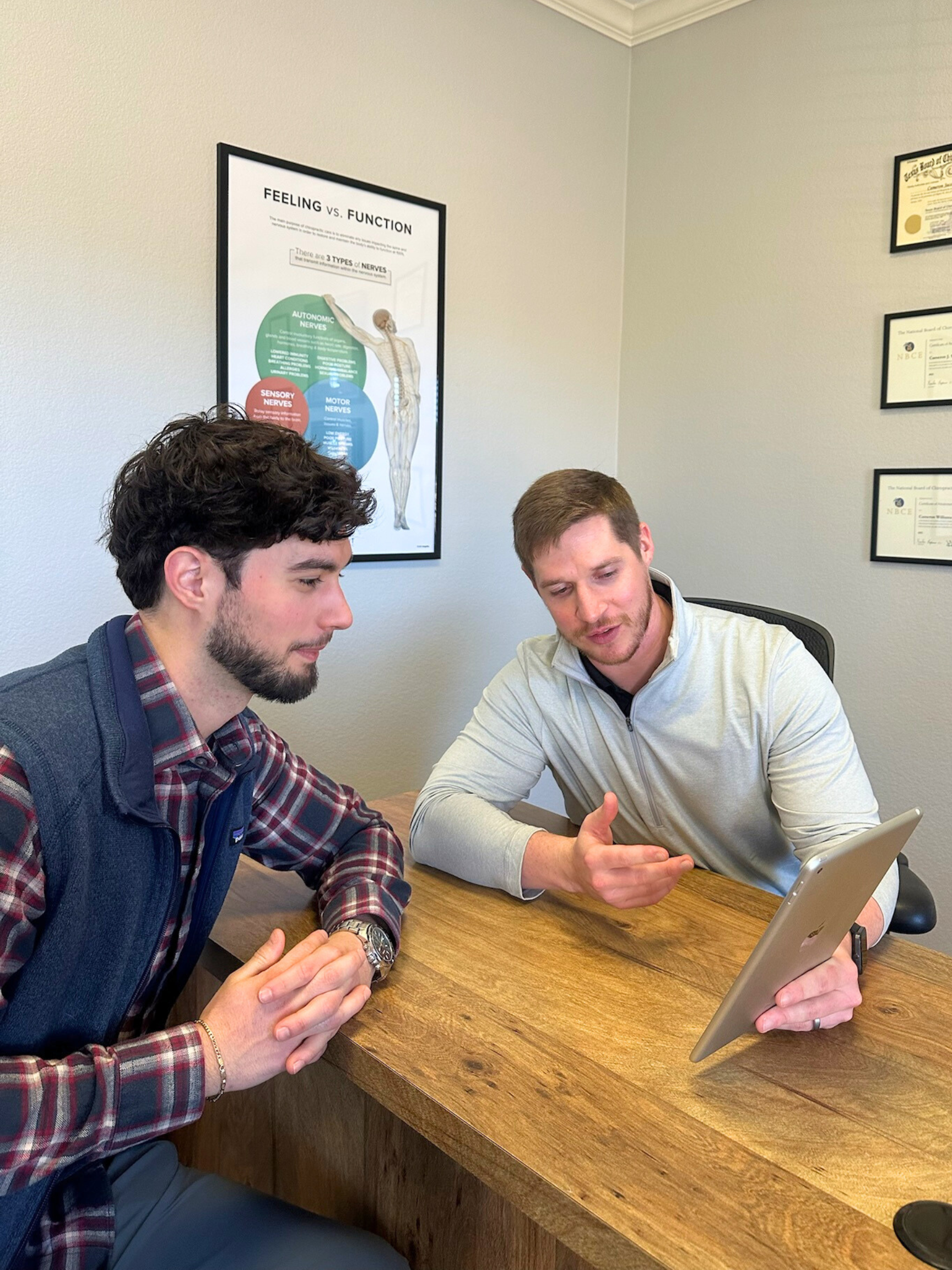 Chiropractic care for back pain at Radiant Chiropractic in Colleyville TX