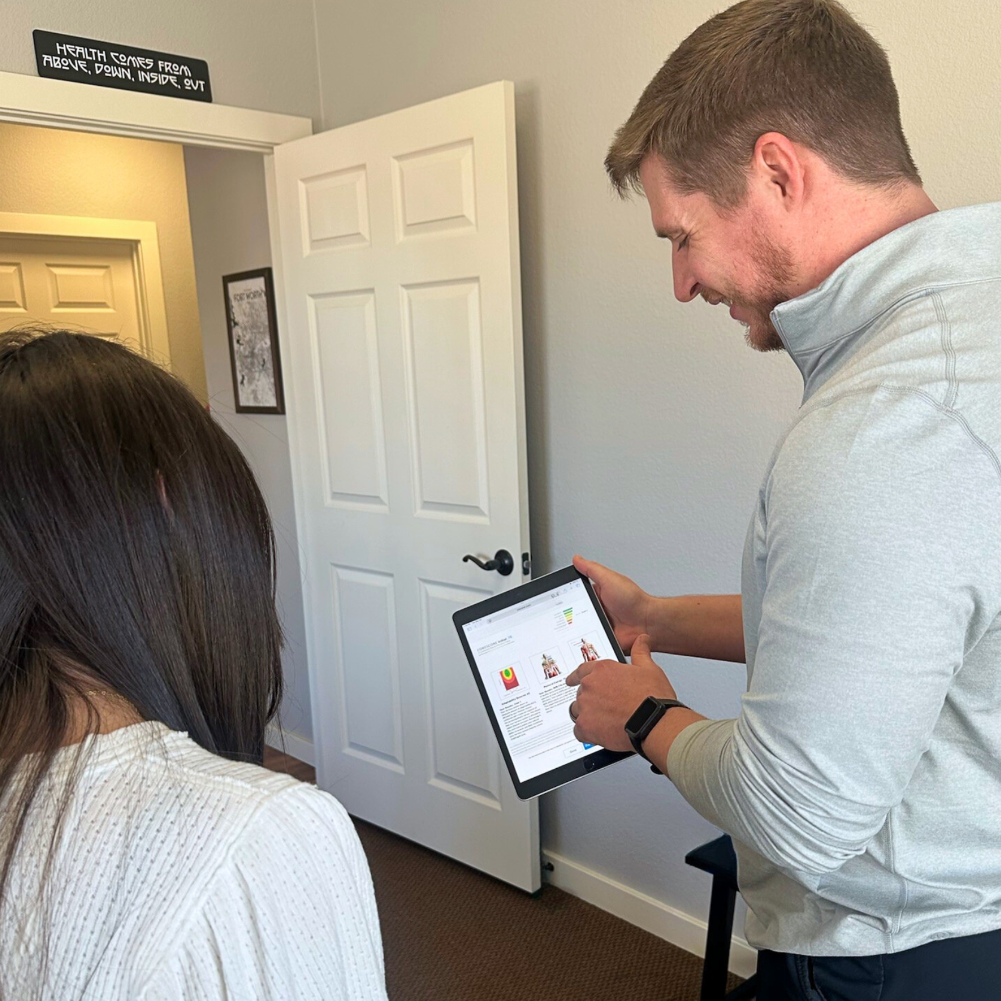 Chiropractic care for neck pain and headachesat Radiant Chiropractic in Colleyville TX