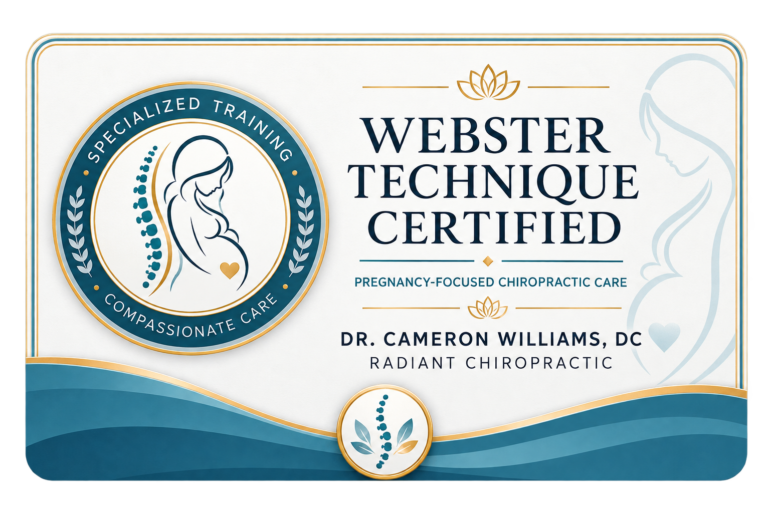 Dr. Cameron Williams webster technique certification