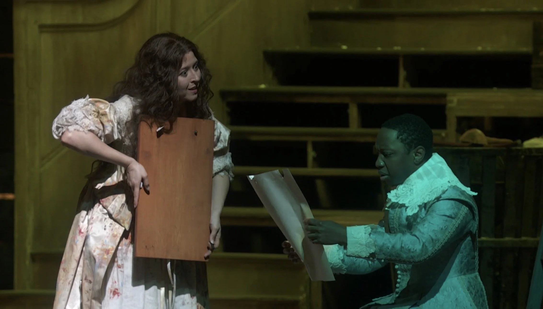 On stage at the Metropolitan Opera House
