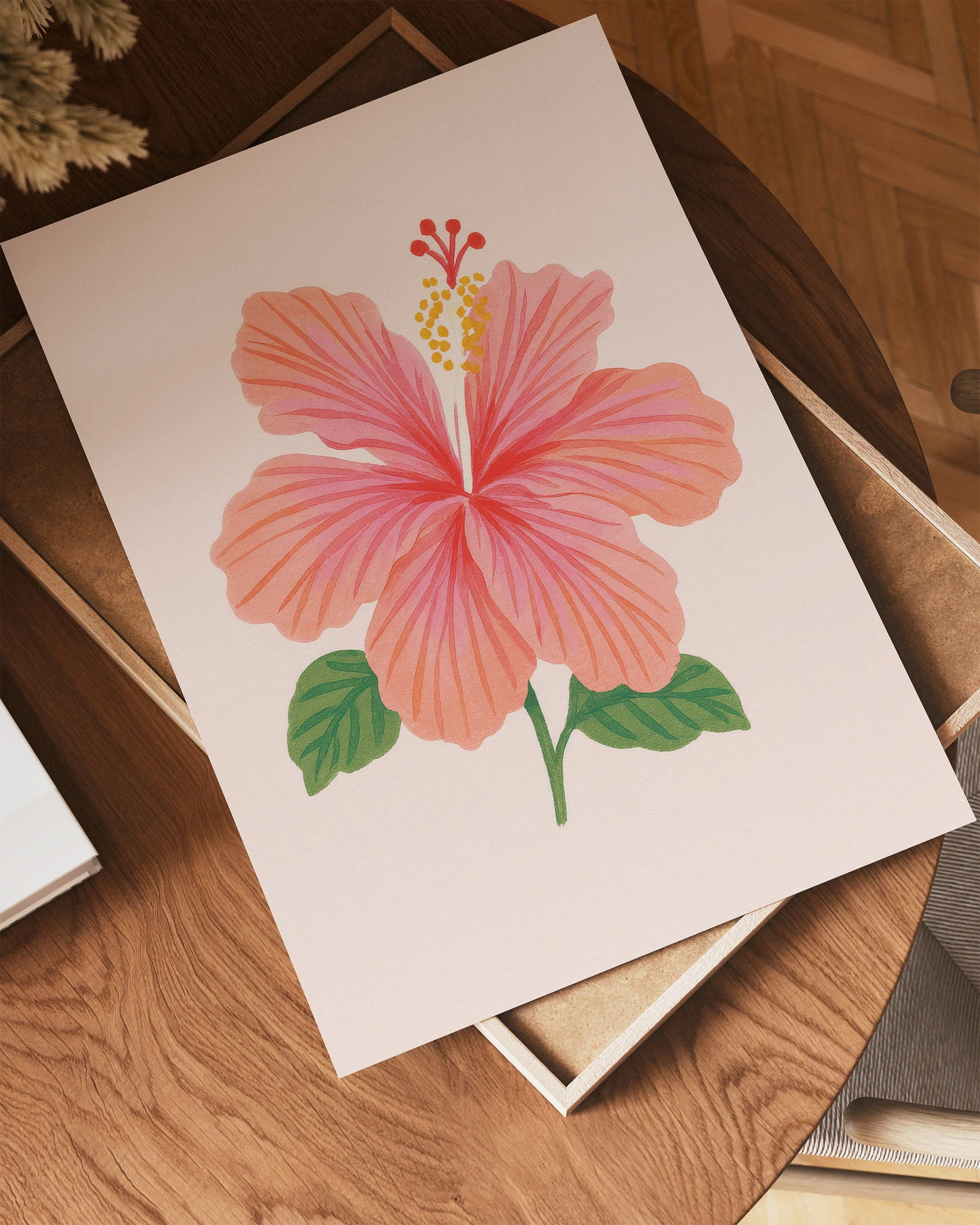 4 - Pink Hibiscus - Mockup D - Poster.jpg