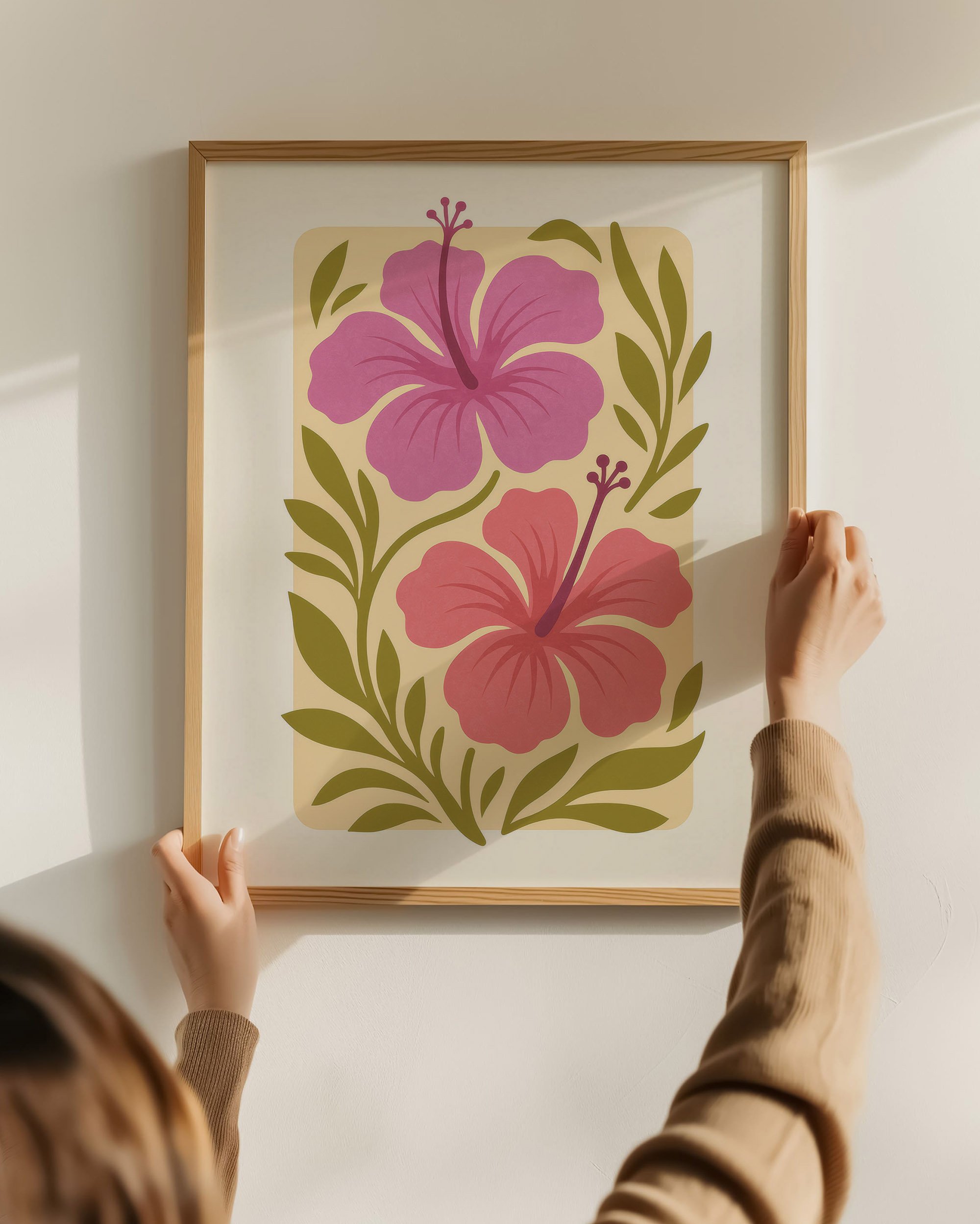 2 - Modern Hibicus - Mockup F - Holding Frame.jpg