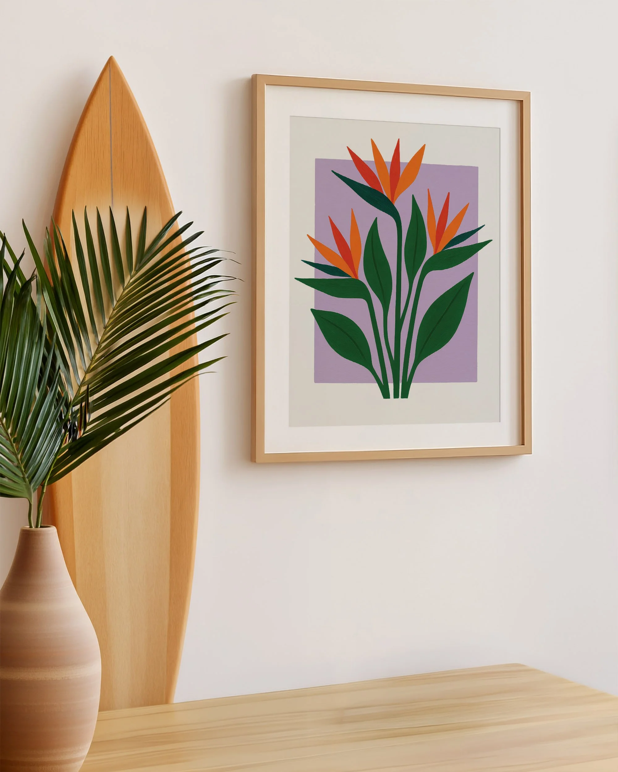 51 - Birds of Paradise - Mockup M - Surfboard.jpg