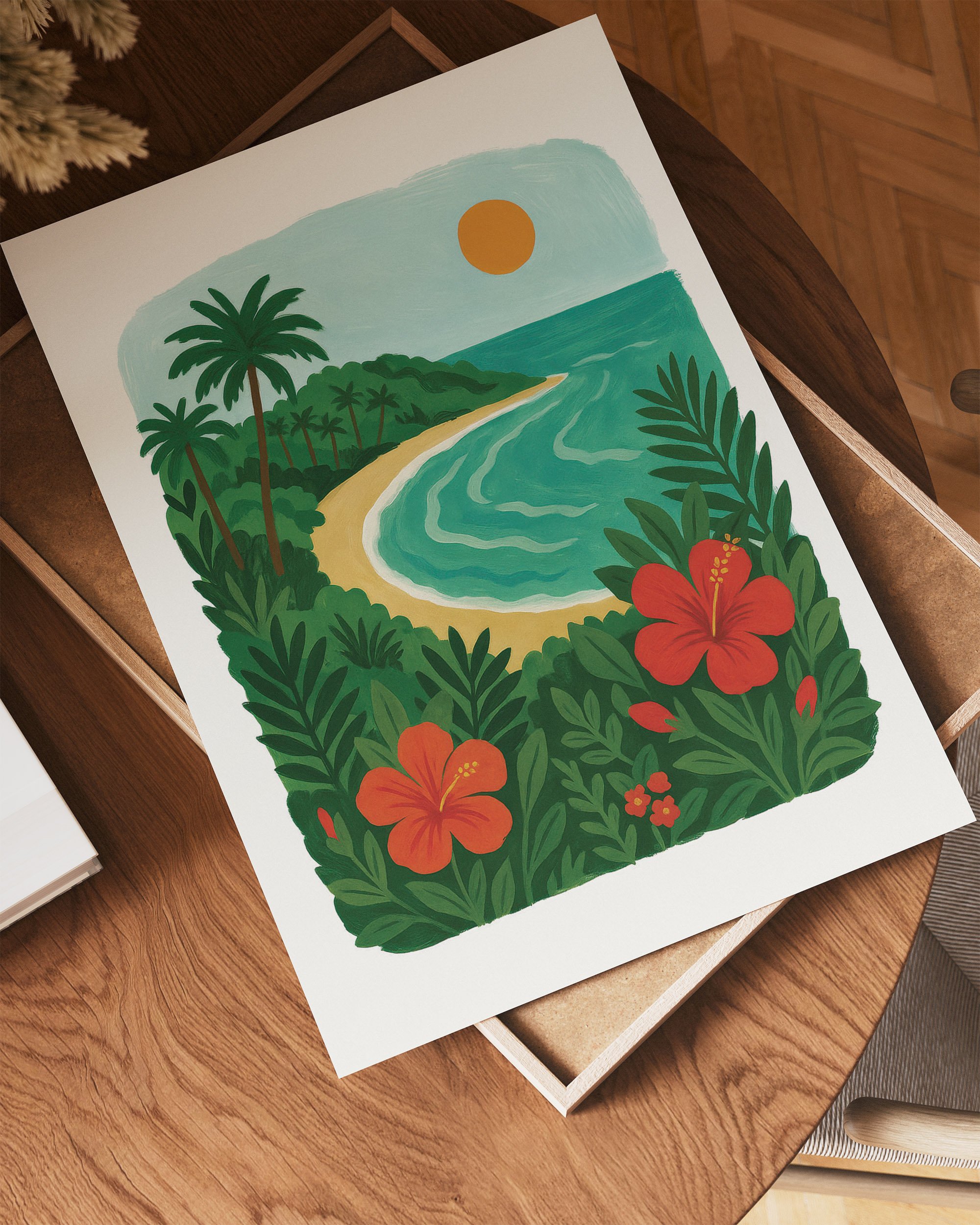 35 - Beach Hibiscus  - Mockup D - Poster.jpg
