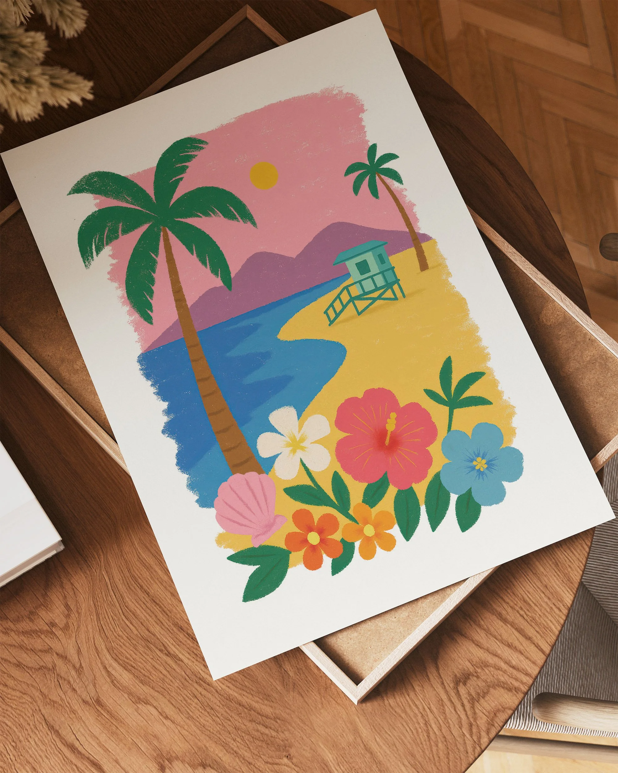 47 - Hawaii Beach  - Mockup D - Poster.jpg