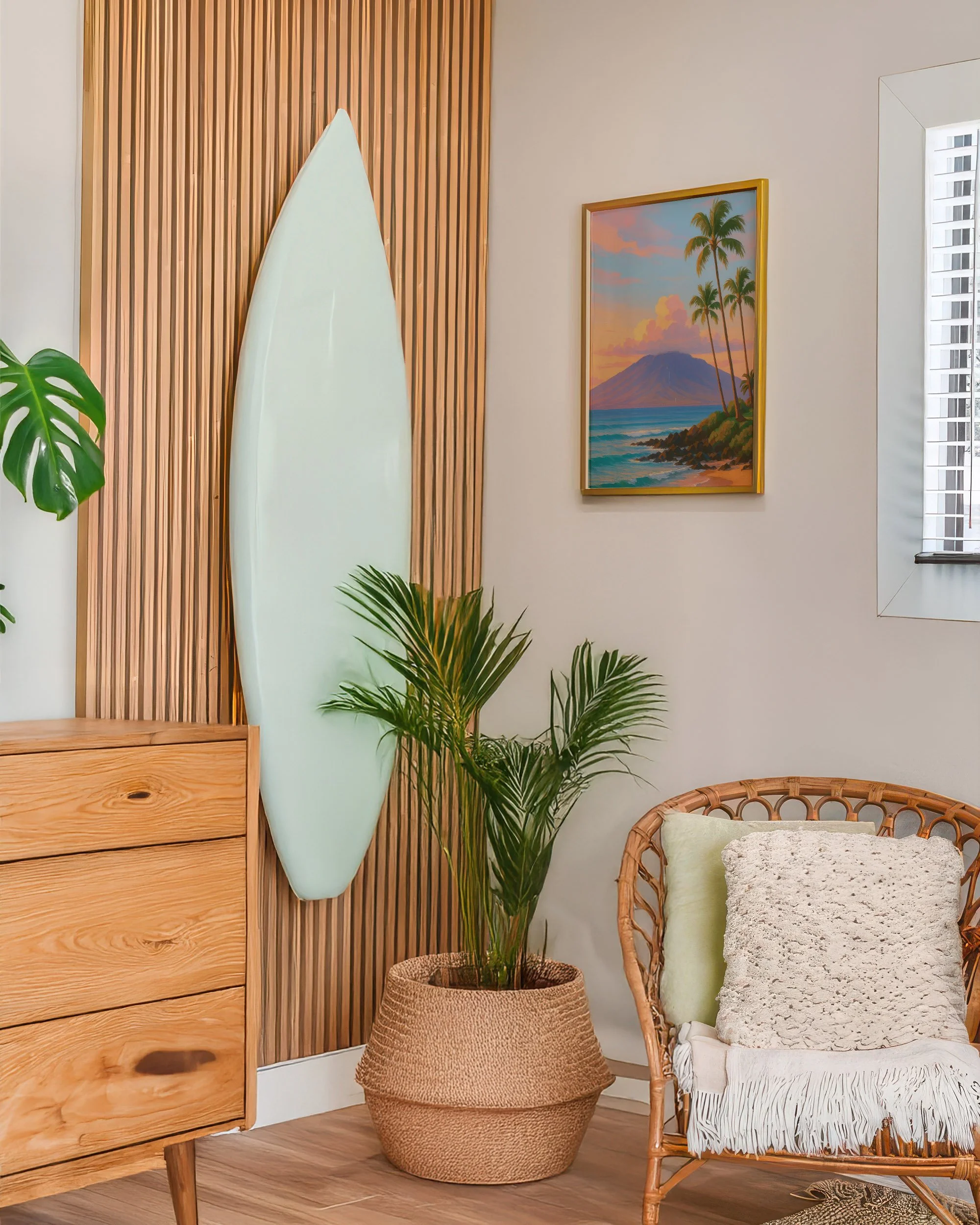 1 - Wailea Sunset - Mockup N - Beach Room Surfboard.jpg