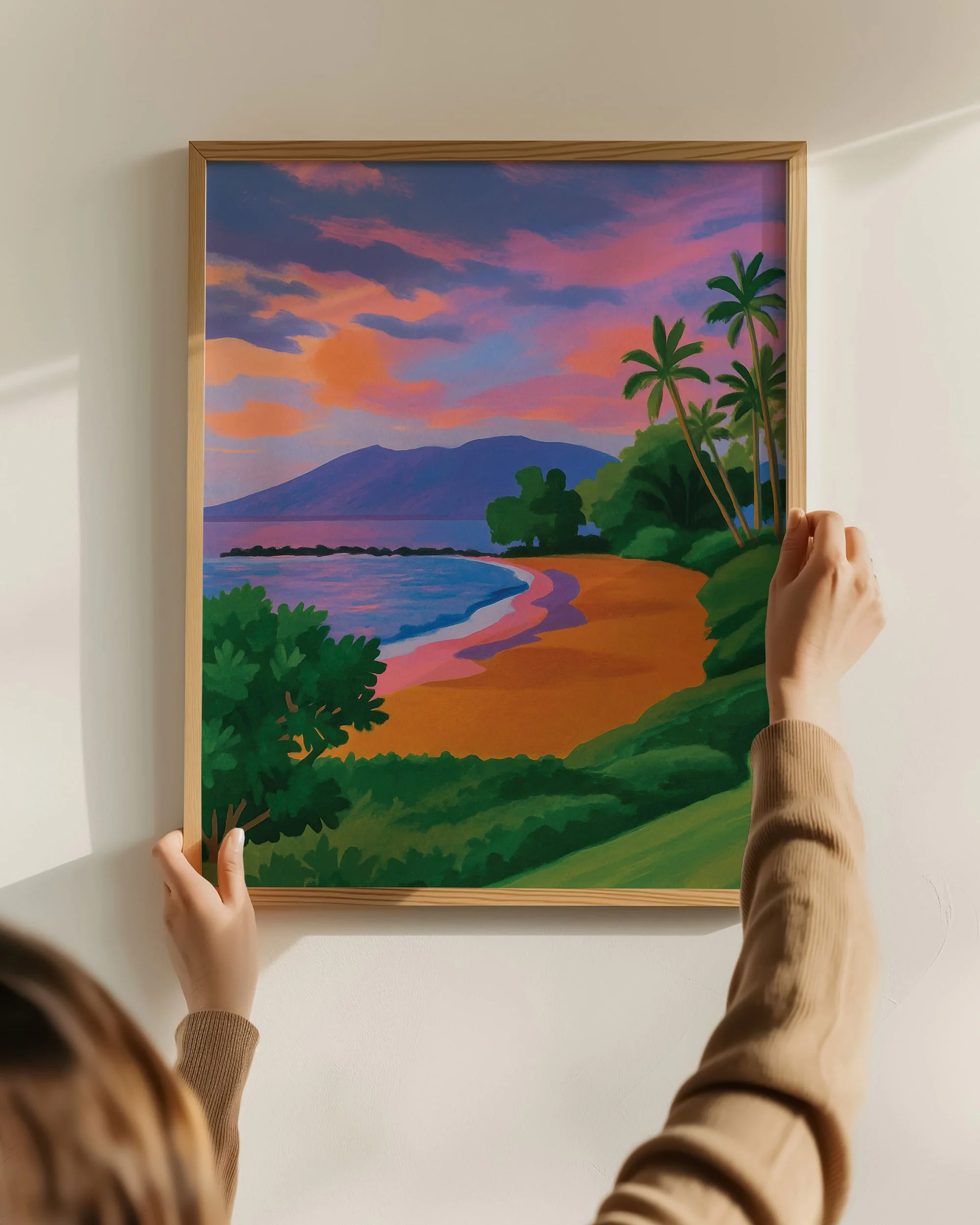 10 - Ulua Sunset - Mockup F - Holding Frame.jpg