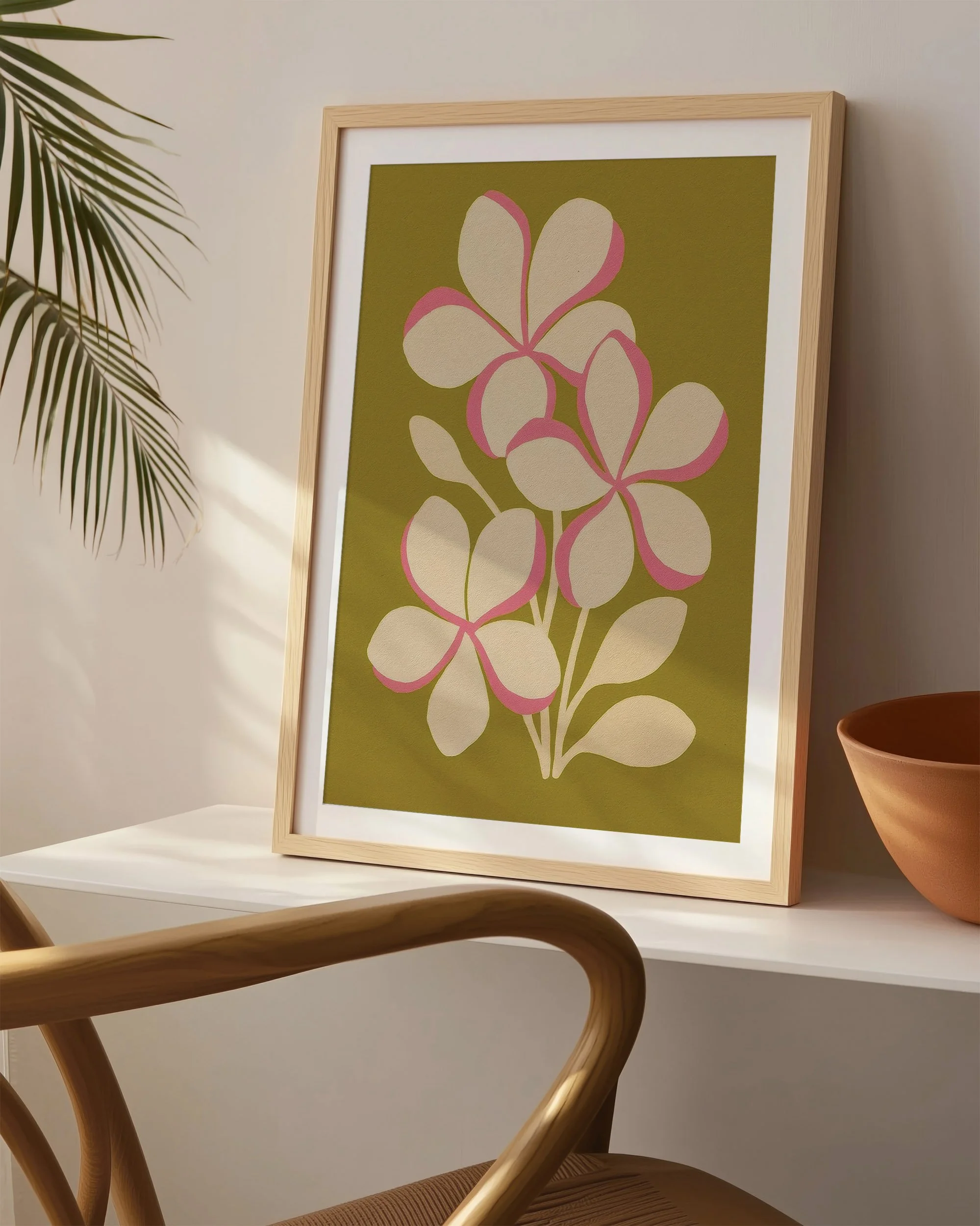 13 - Plumeria Trio - Mockup I - Frame Chair.jpg