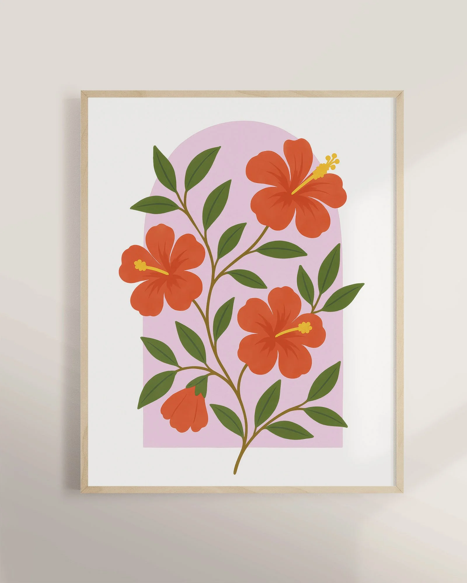 24 - Hibiscus Plant  - Mockup C - Framed.jpg