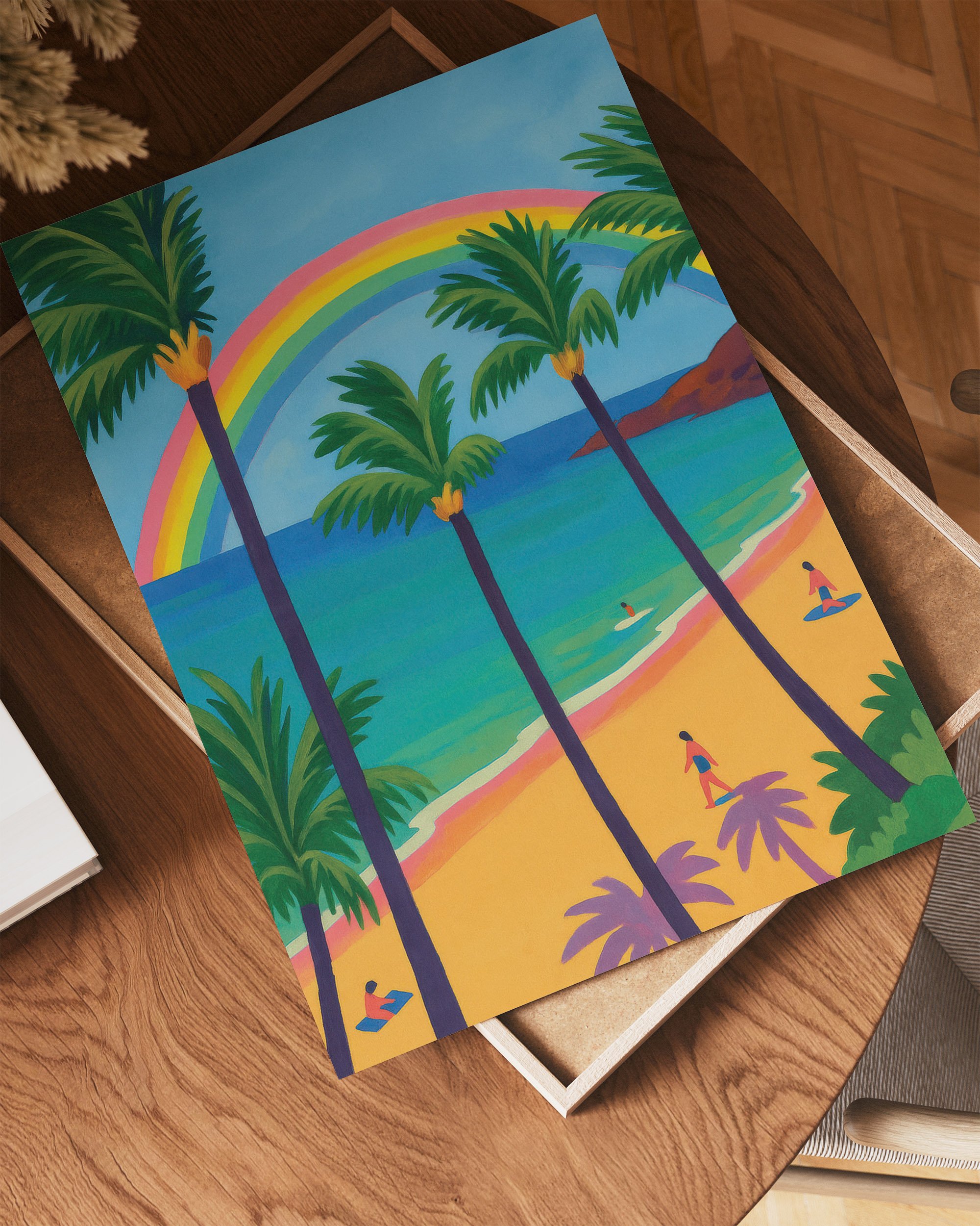 50 - Kaanapali Rainbow - Mockup D - Poster.jpg