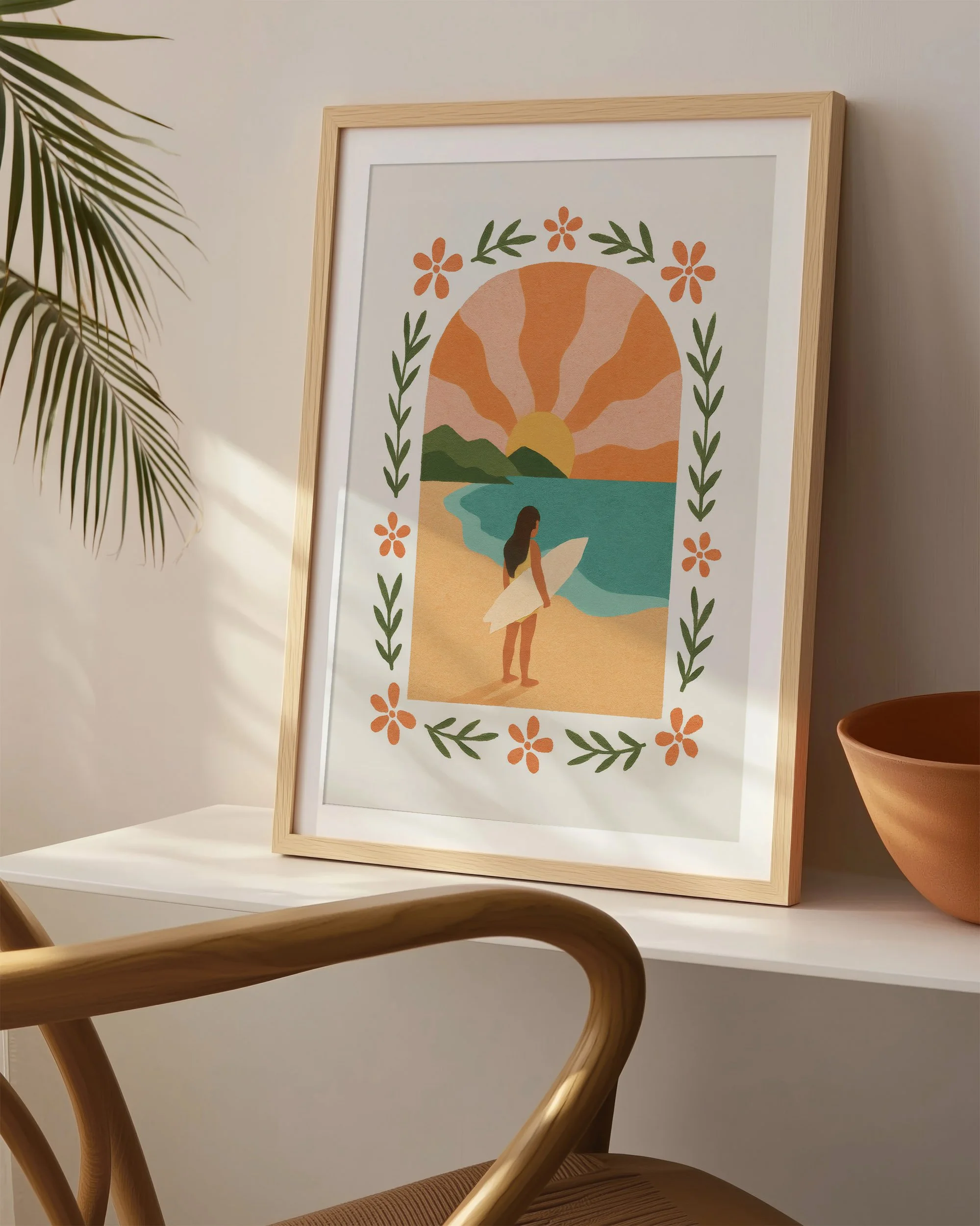 42 - Surfer Girl  - Mockup I - Frame Chair.jpg