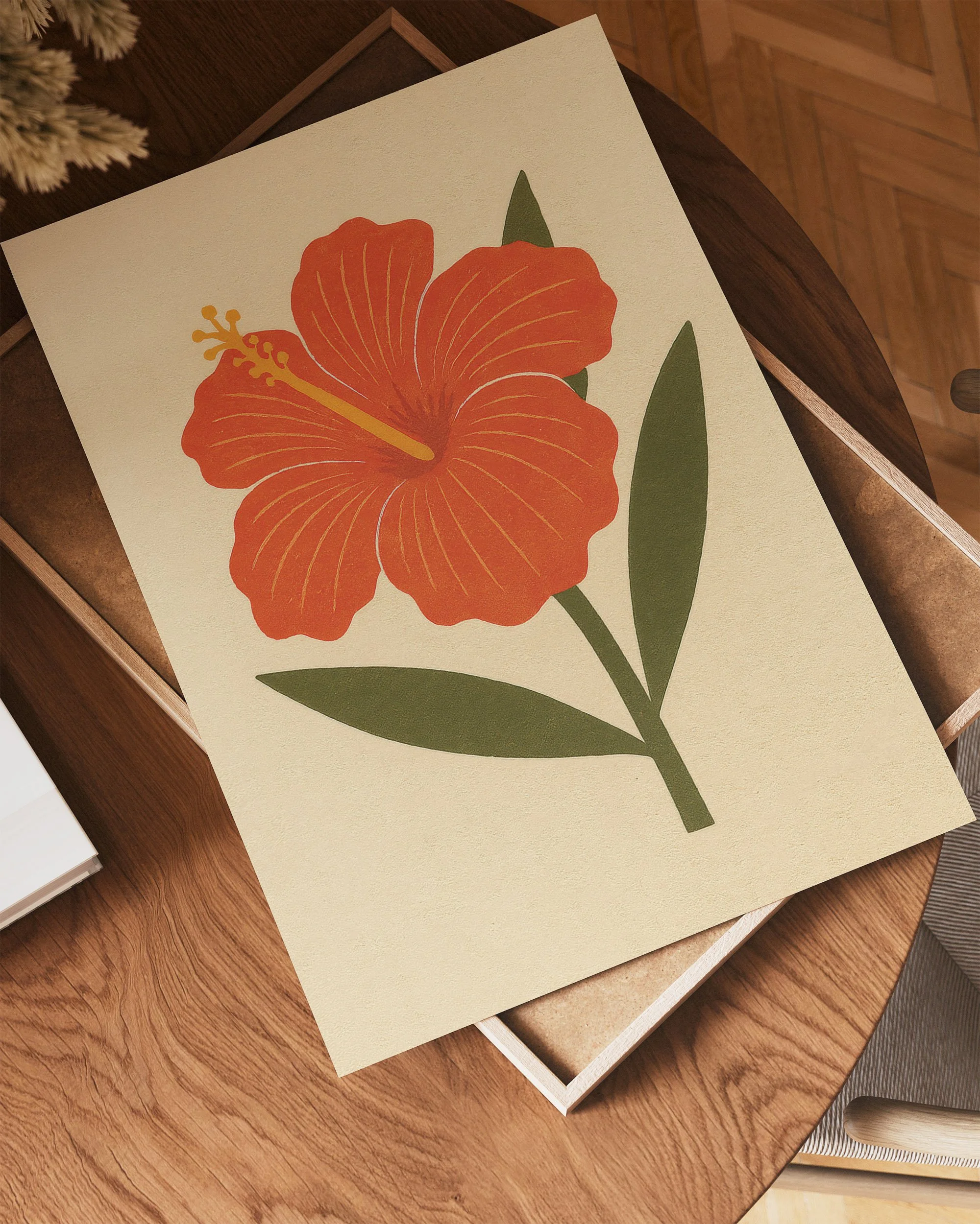 20 - Red Hibiscus  - Mockup D - Poster.jpg