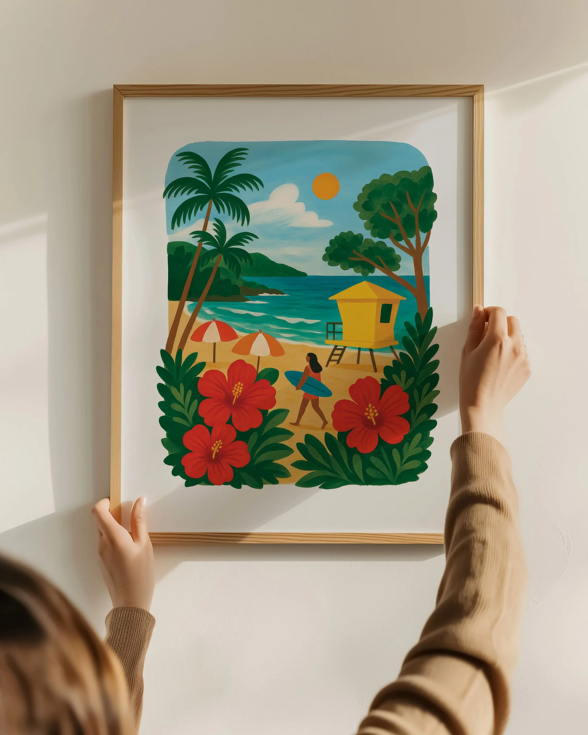 16- Beach with Surfer - Mockup F - Holding Frame.jpg