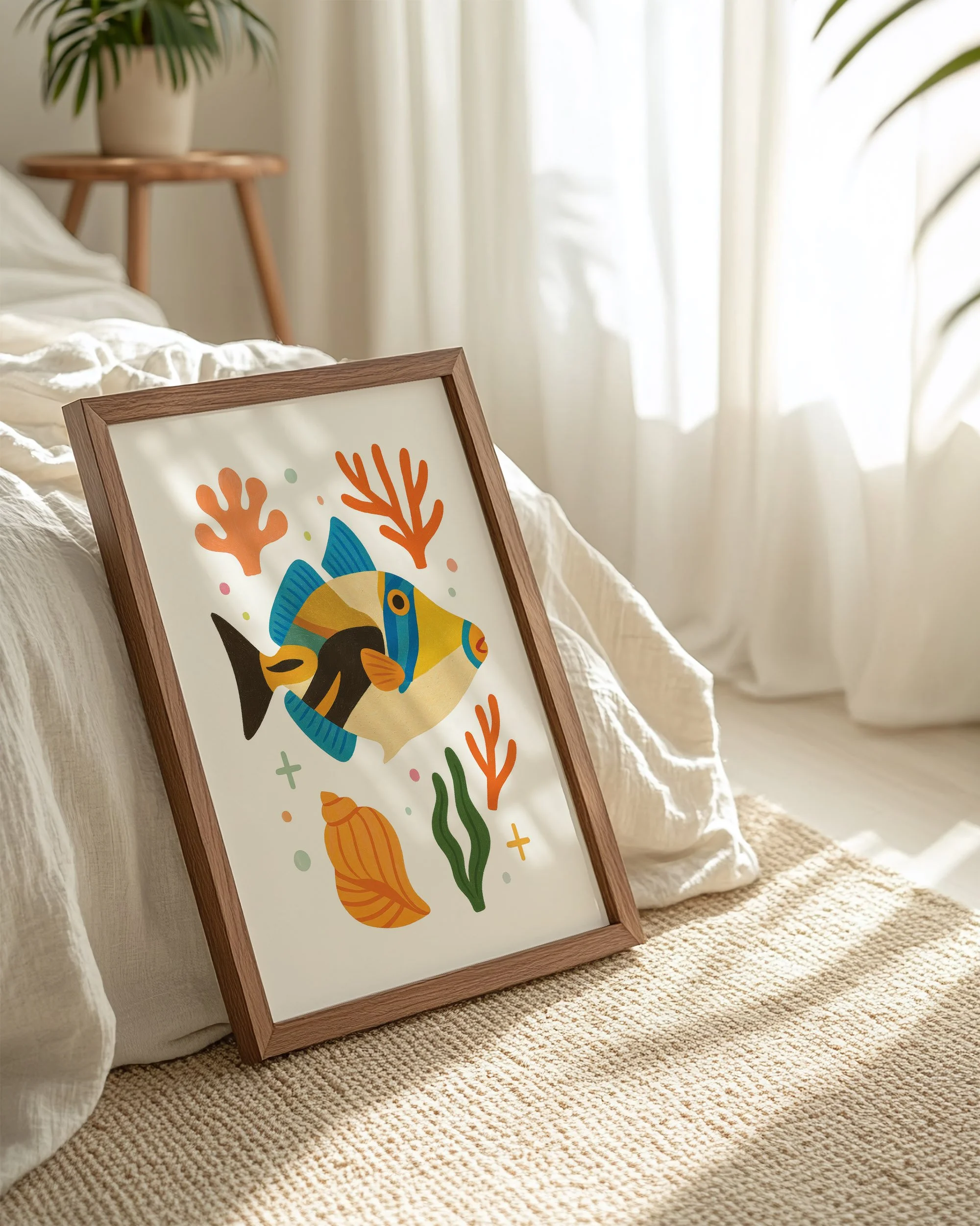 27 - Humuhumu  - Mockup H - Frame Bed.jpg