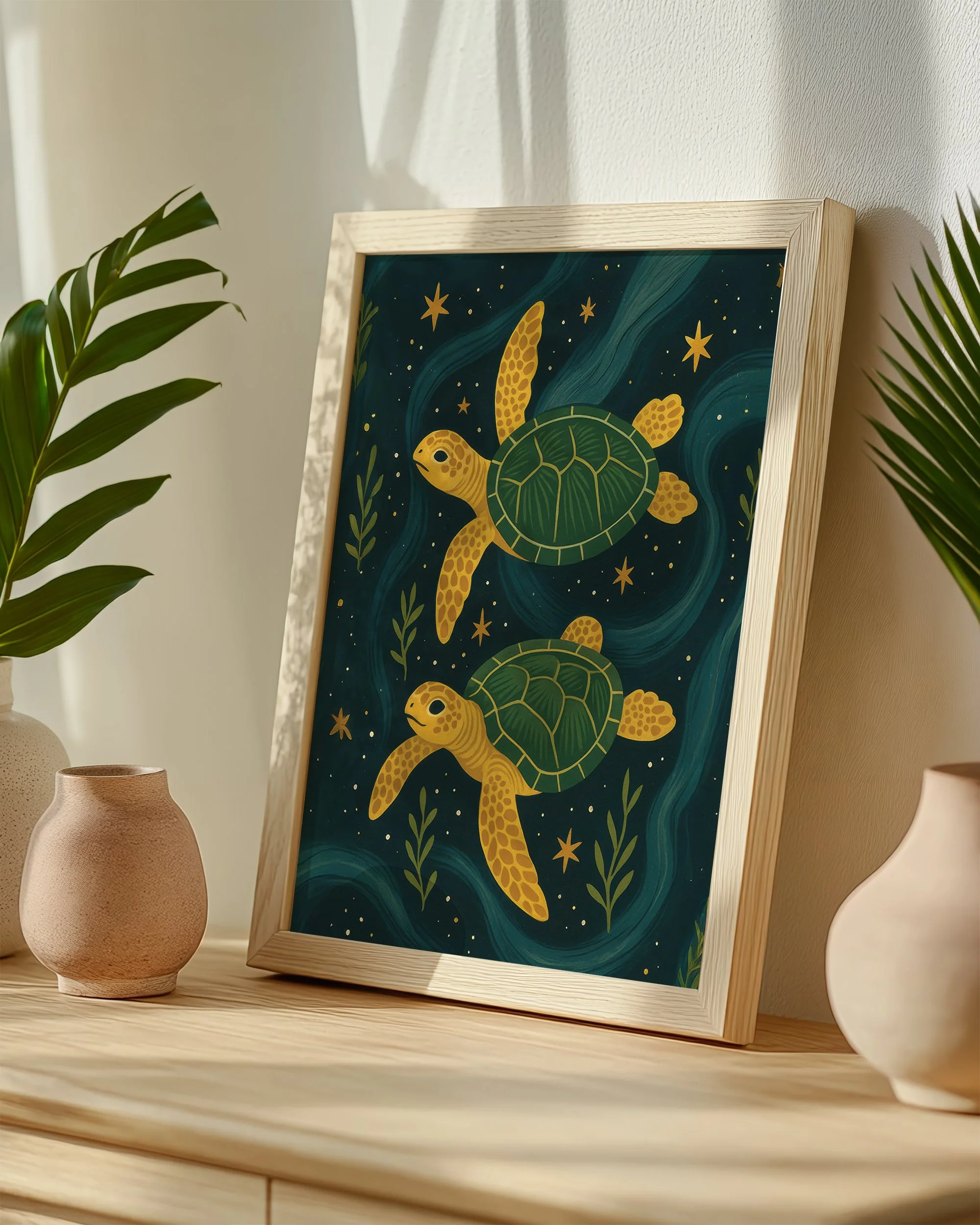 8 - Pair of Honus - Mockup B - Framed - Pottery Scene.jpg