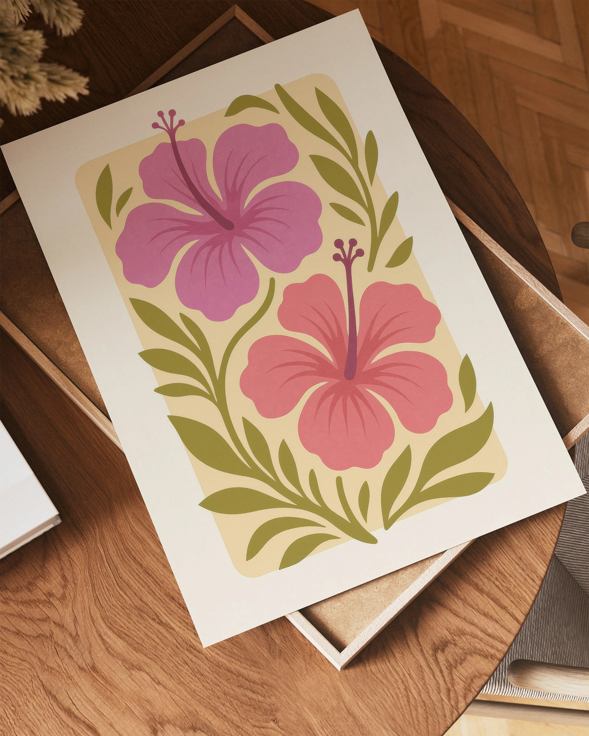 2 - Modern Hibicus - Mockup D - Poster.jpg