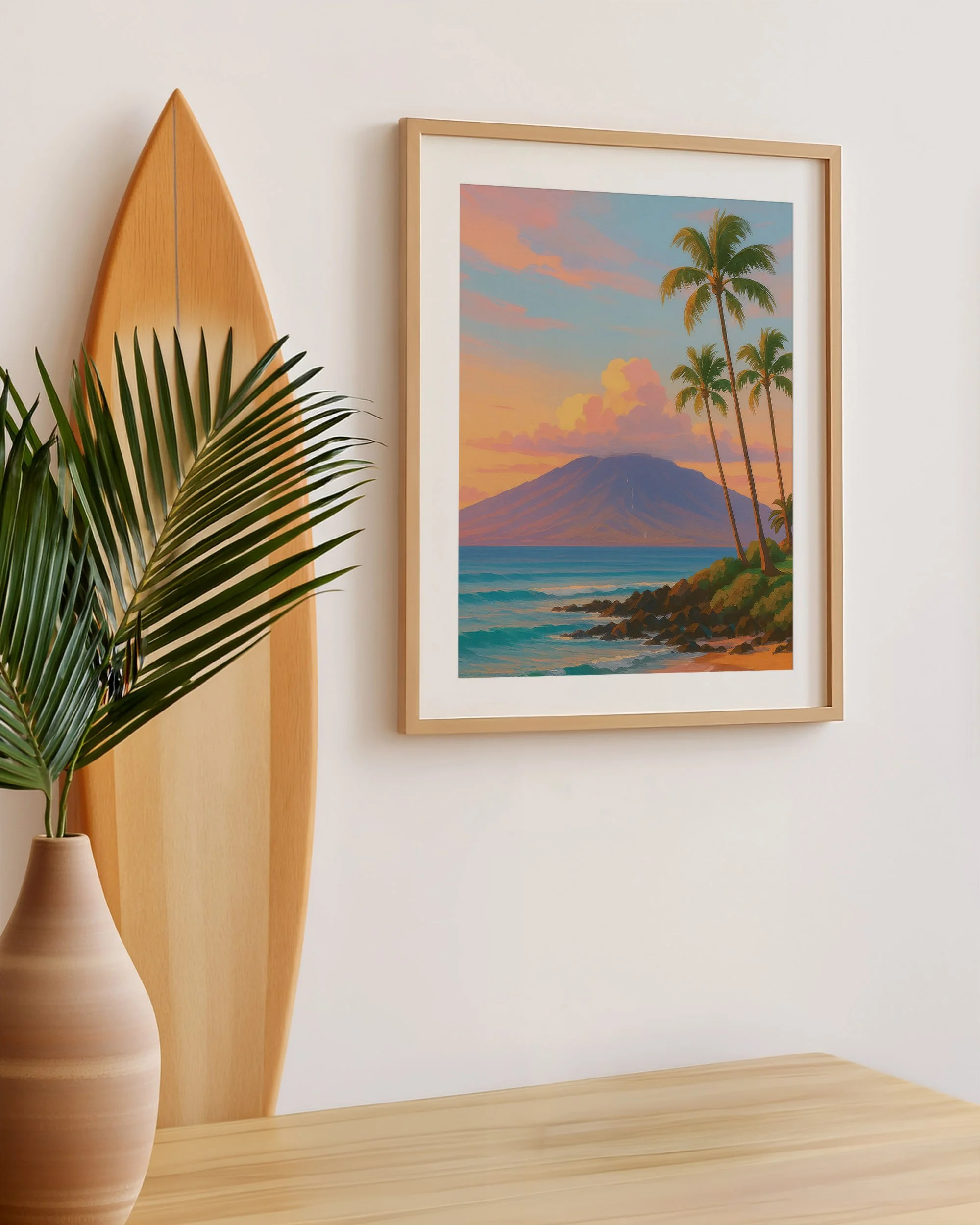 1 - Wailea Sunset - Mockup M - Surfboard.jpg