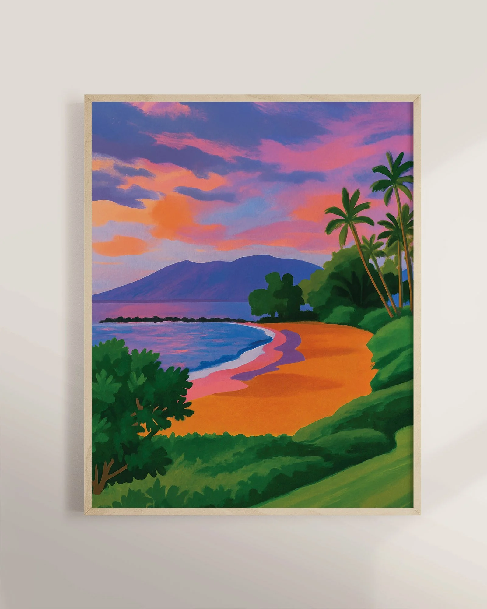 10 - Ulua Sunset - Mockup C - Framed.jpg