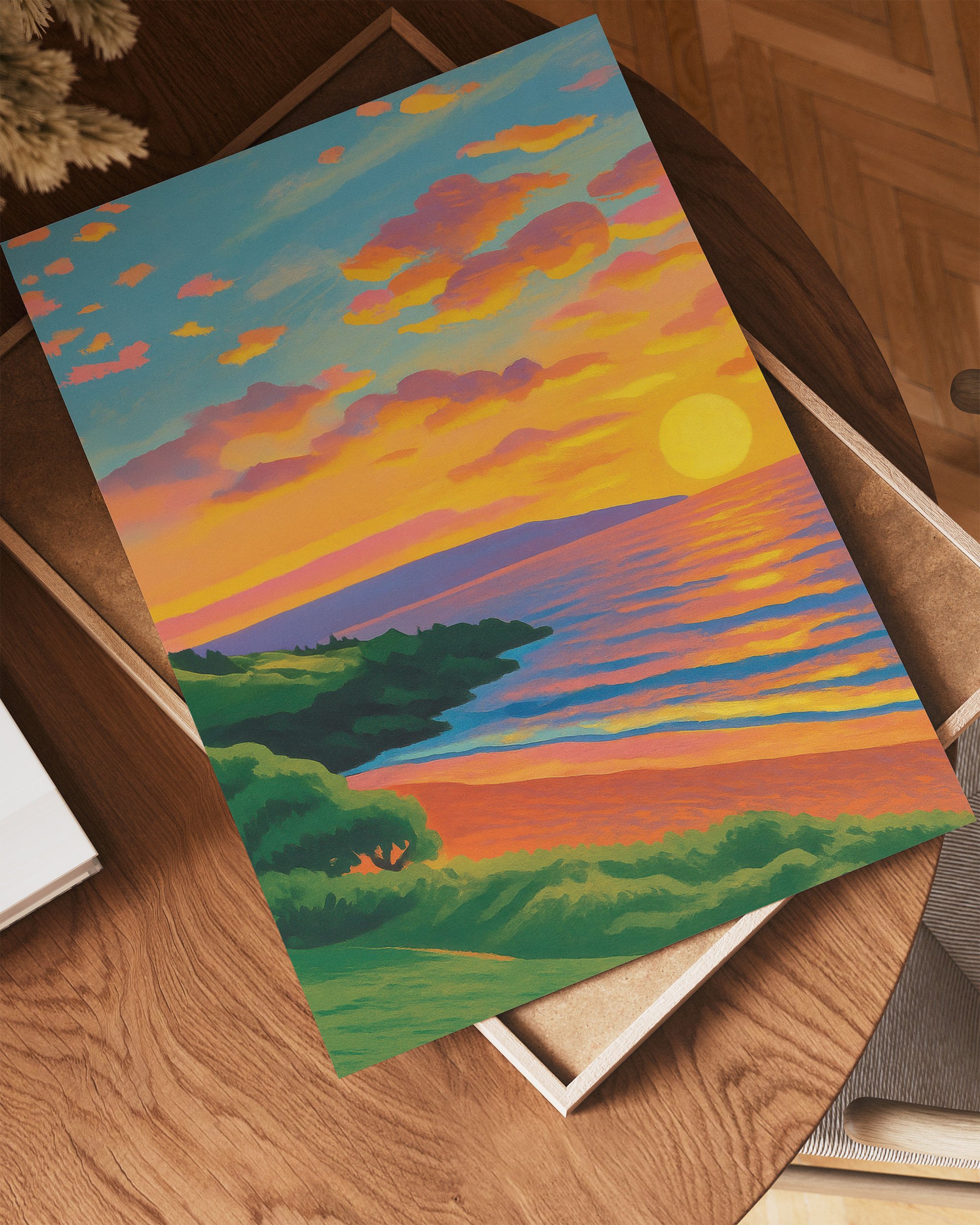 29 - South Maui Sunset  - Mockup D - Poster.jpg