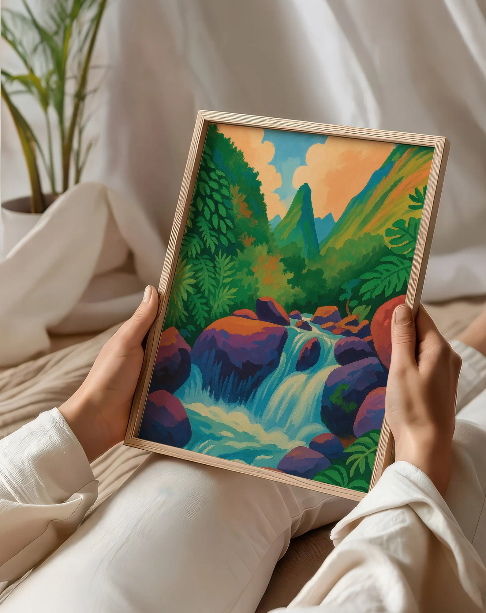 5 - Iao Valley Needle - Mockup O - Sitting and Holding Frame .jpg