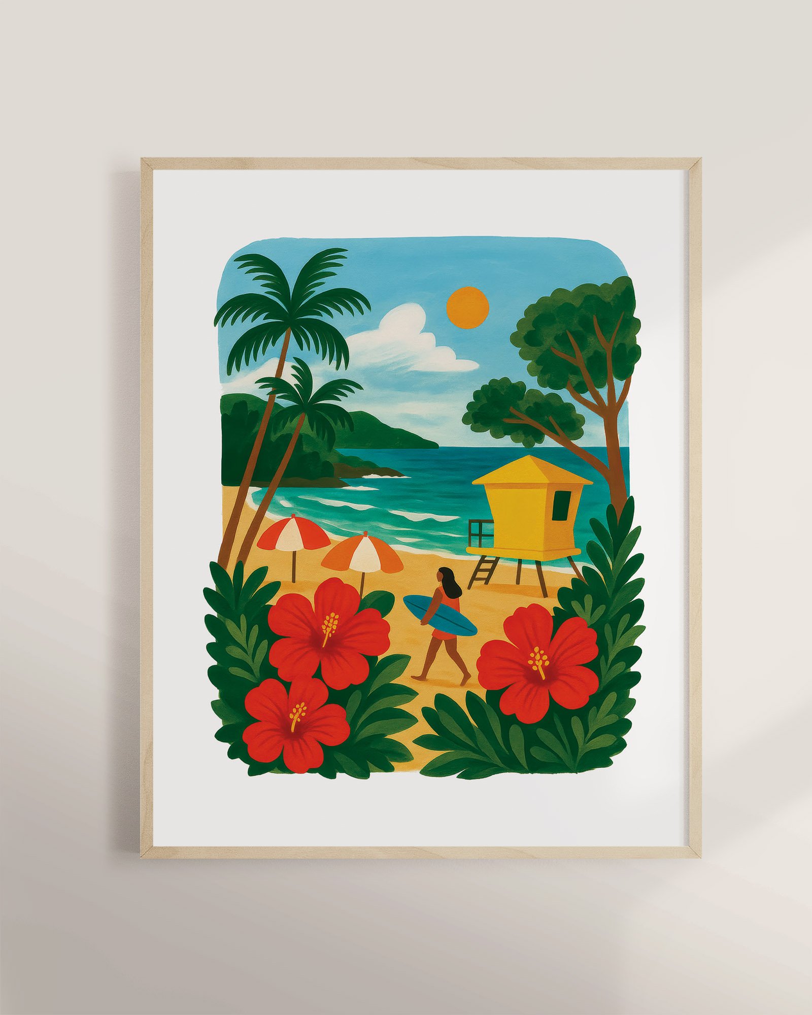 16- Beach with Surfer - Mockup C - Framed.jpg