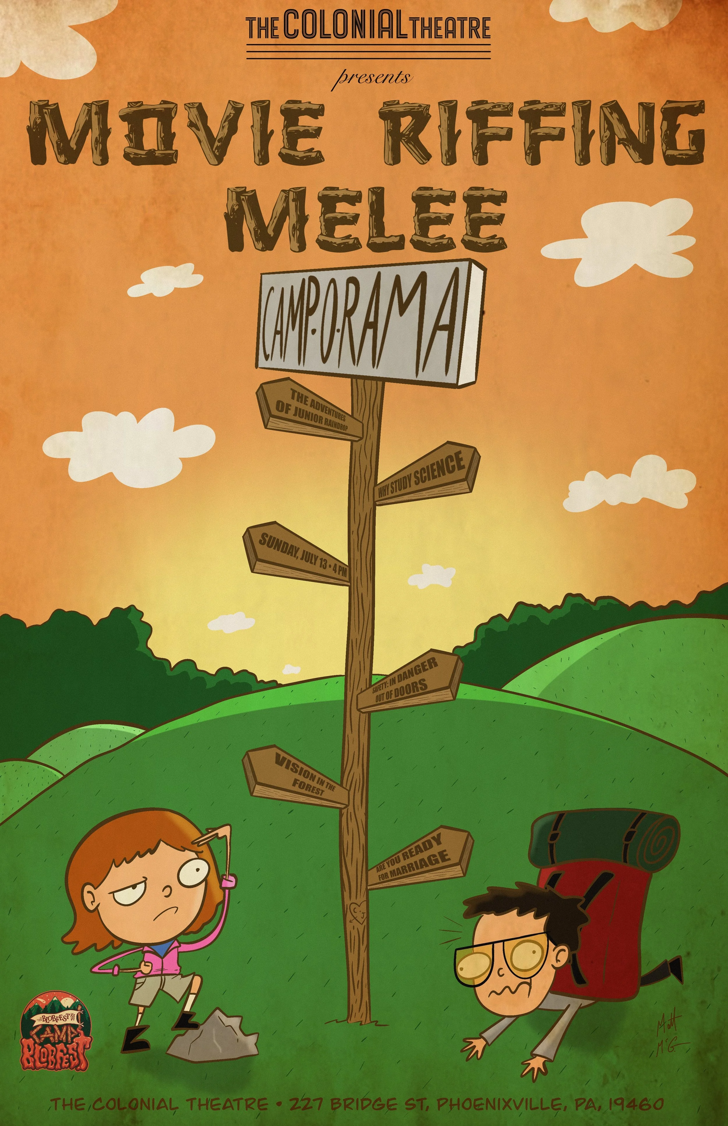 “Camp-O-Rama” poster