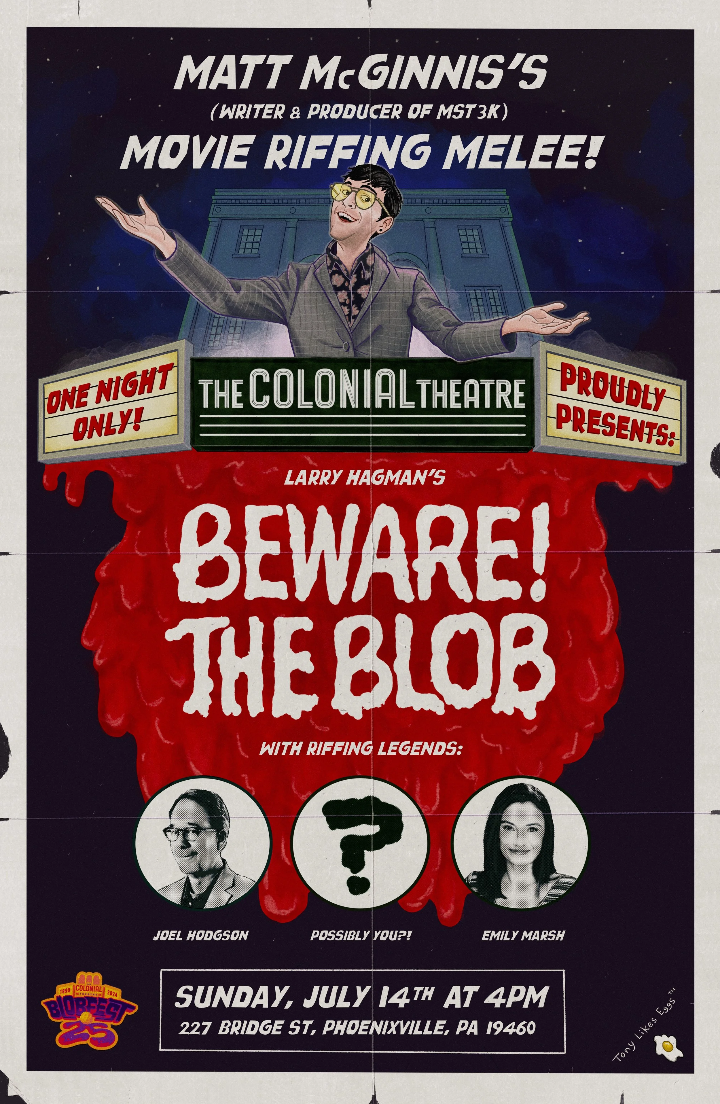 “Beware! The Blob” poster