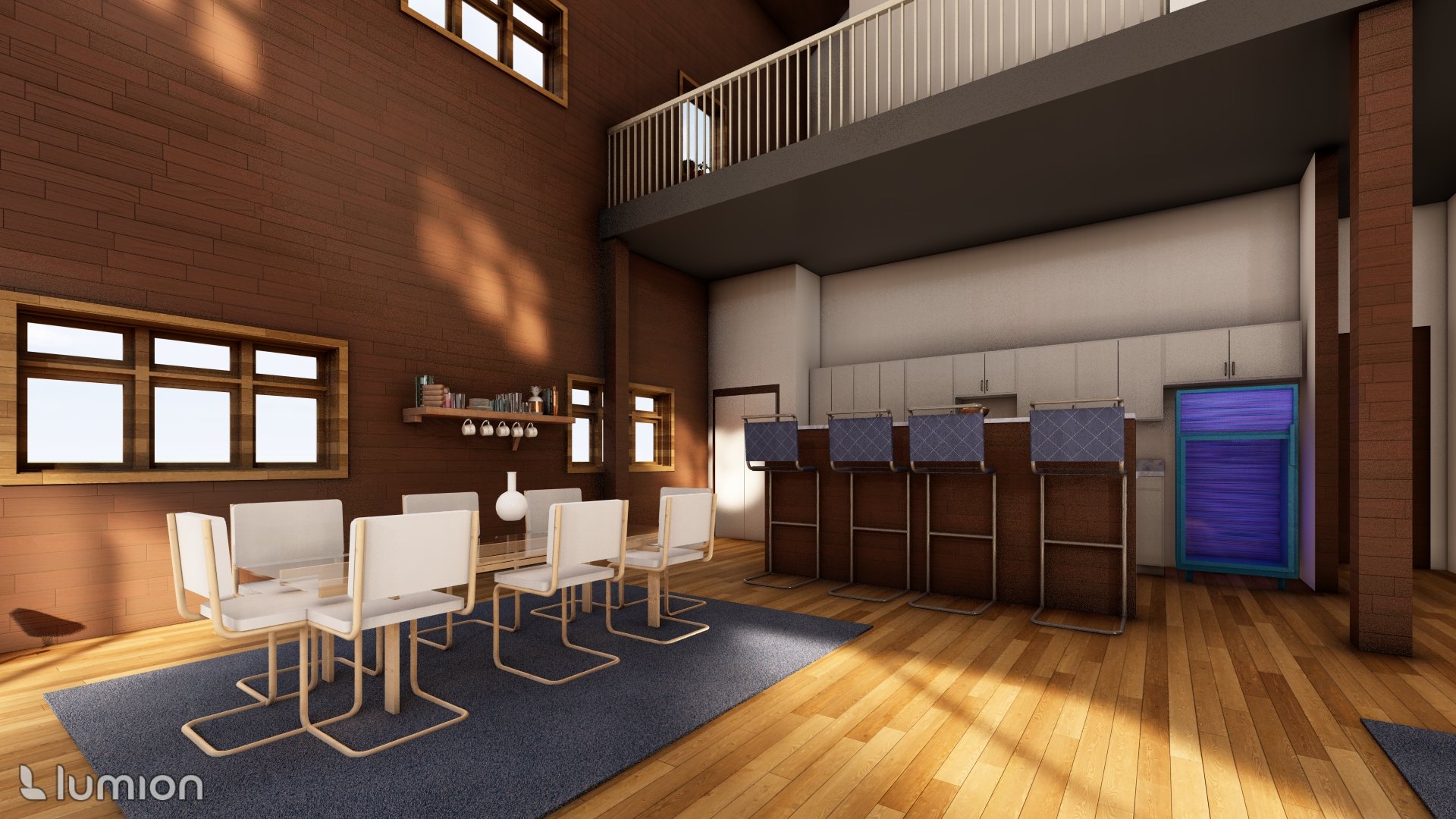 Dining Room Rendering, Rendered in Lumion