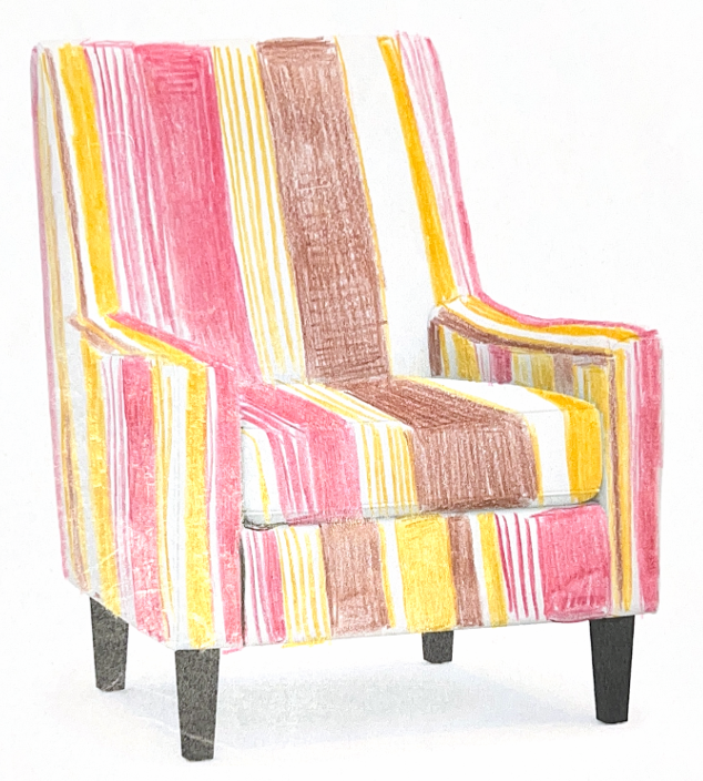Pattern 1, Drawn with color pencil