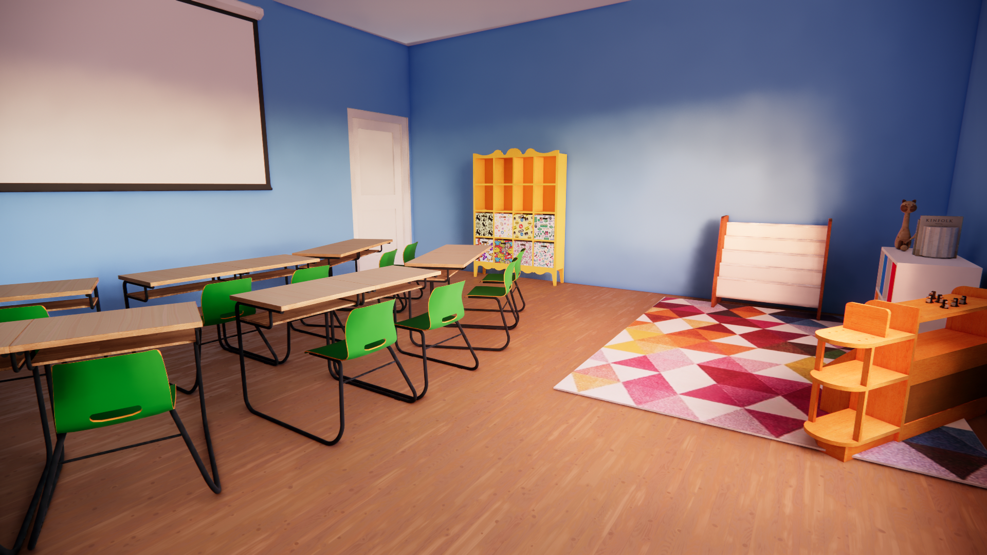 Church Sunday School Rendering; Created using Enscape & Sketchup