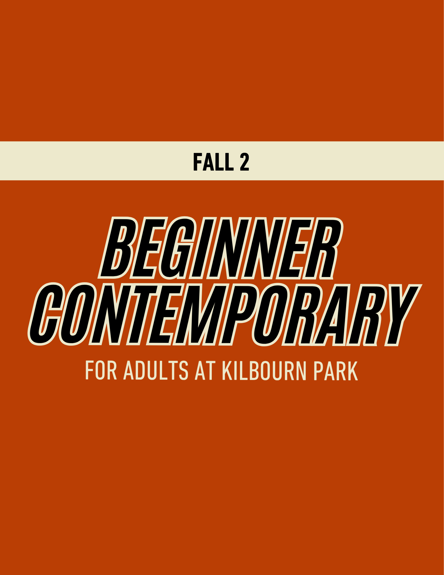 FALL 2: Adult Beginner Contemporary Dance - Mondays 6-7pm
