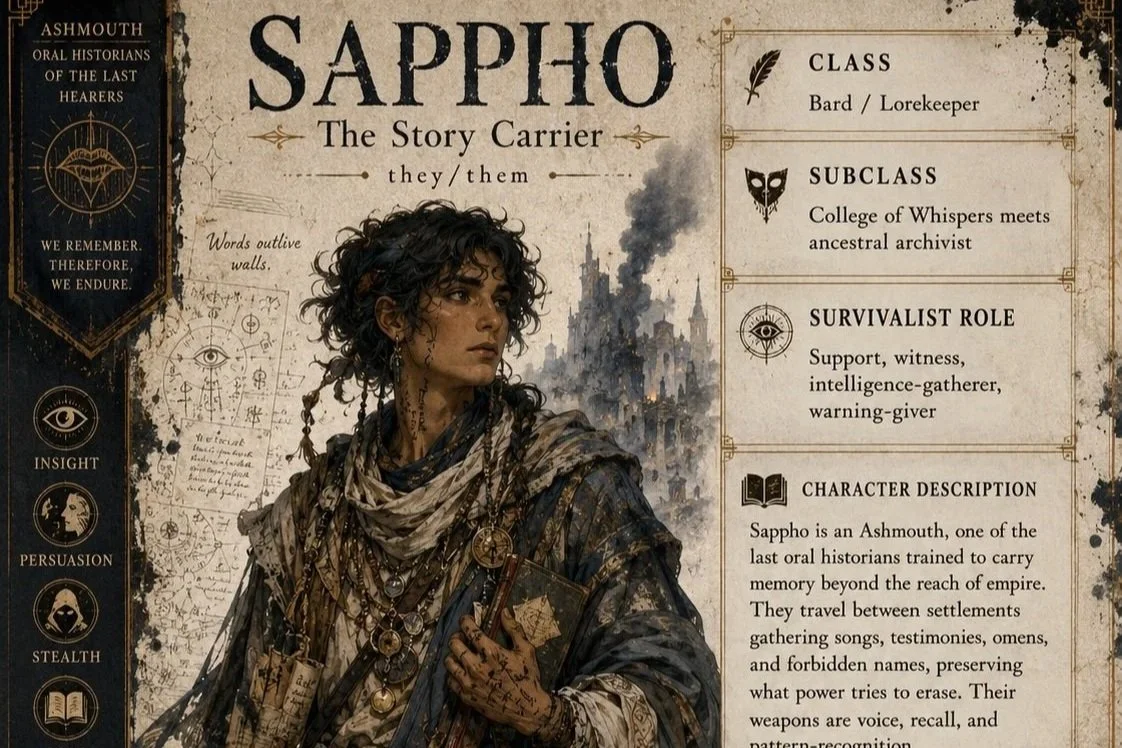 Writing Apocalypse with D&amp;D / RPG