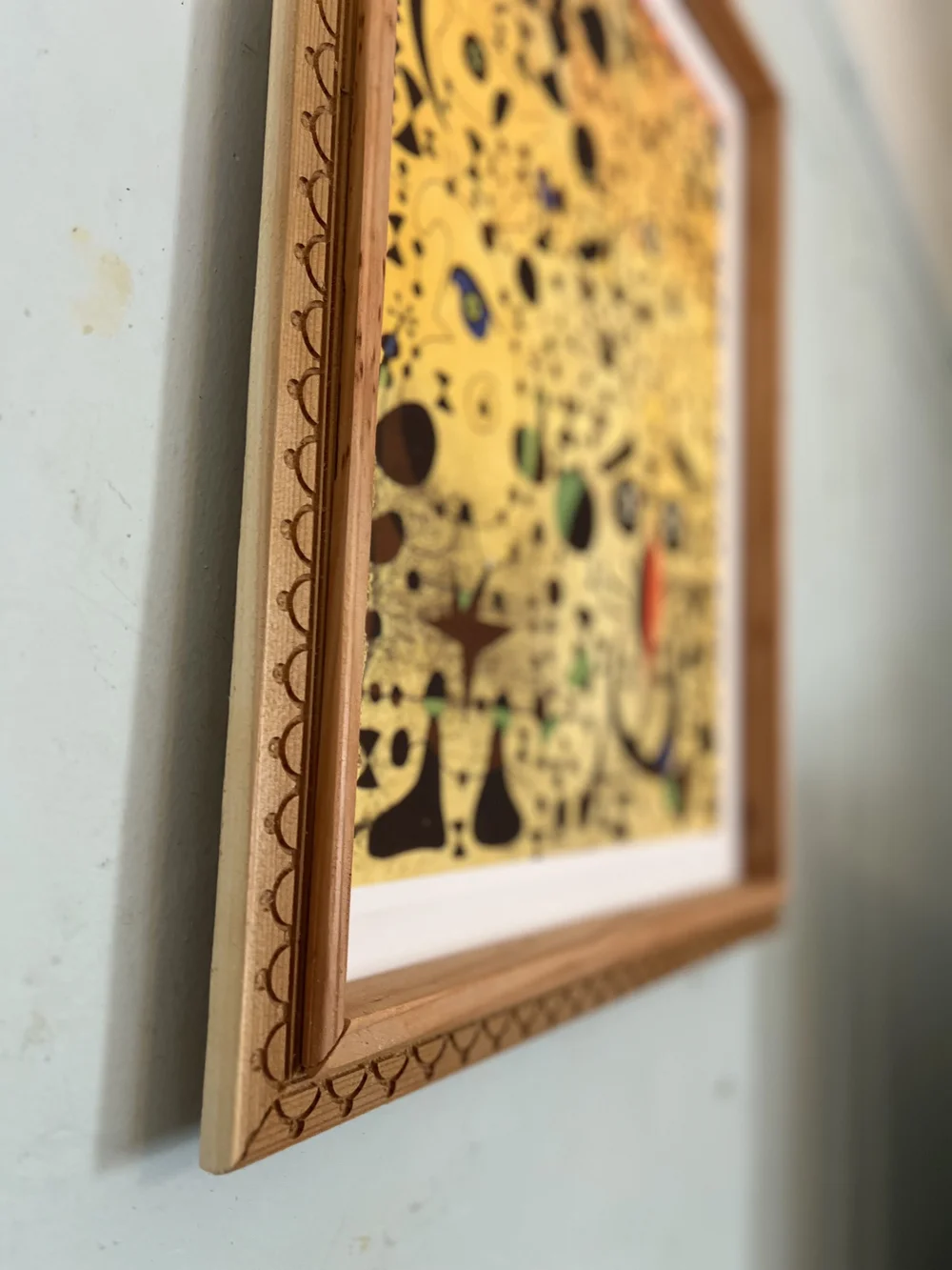 JOAN MIRO リトグラフ　フレーム付き ジョアン・ミロ リトグラフ 4 絵画 抽象画 版画 インテリア