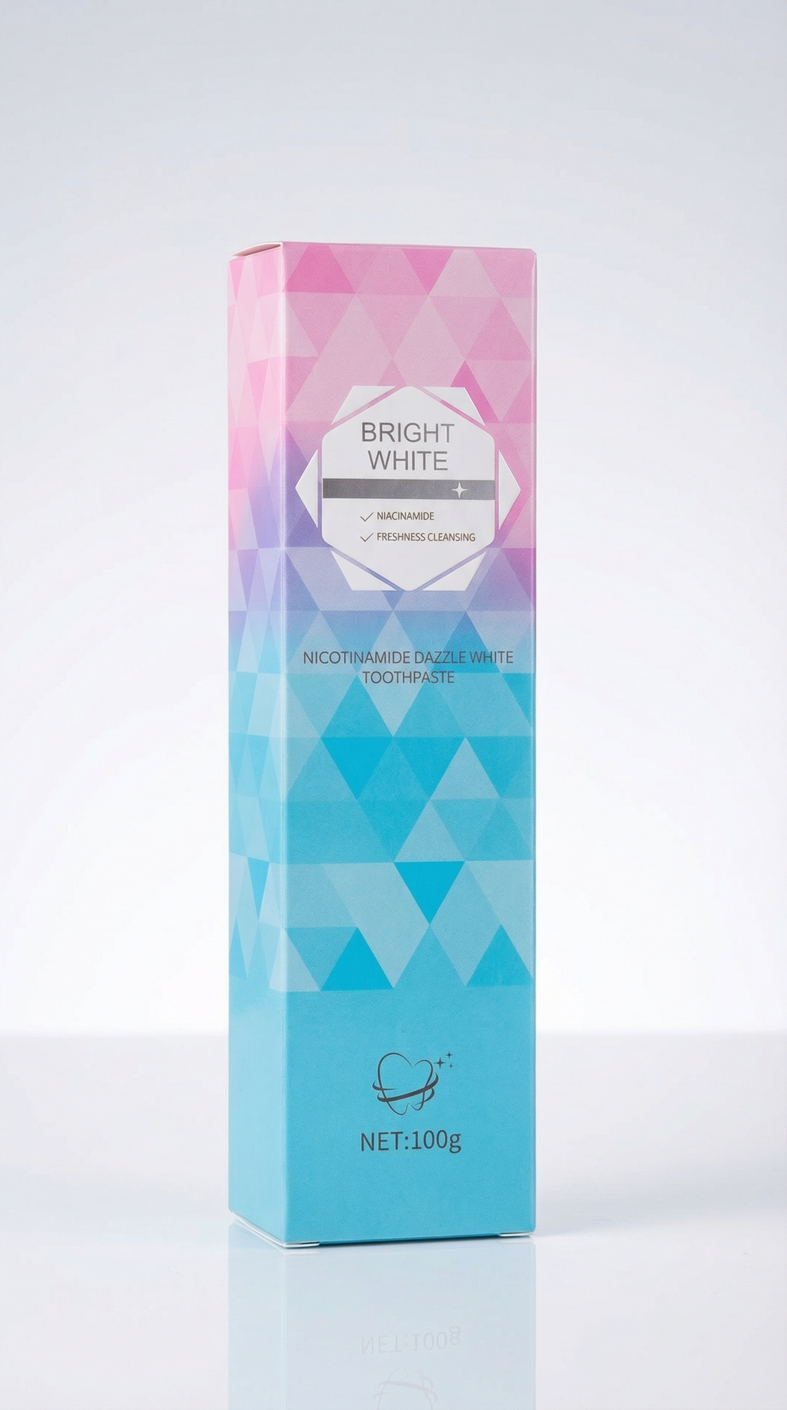 HUNMUI Nicotinamide Dazzle White Toothpaste (100g) | Bright White + Fresh Breath | Daily Toothpaste