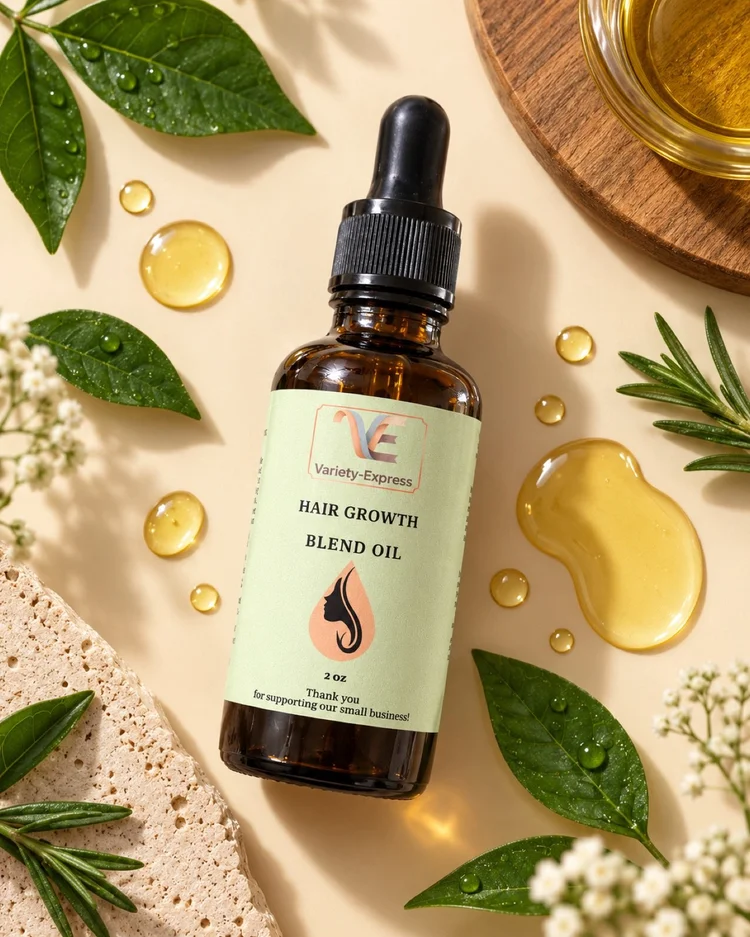 Hair growth blend oil with rosemary, peppermint and botanicals