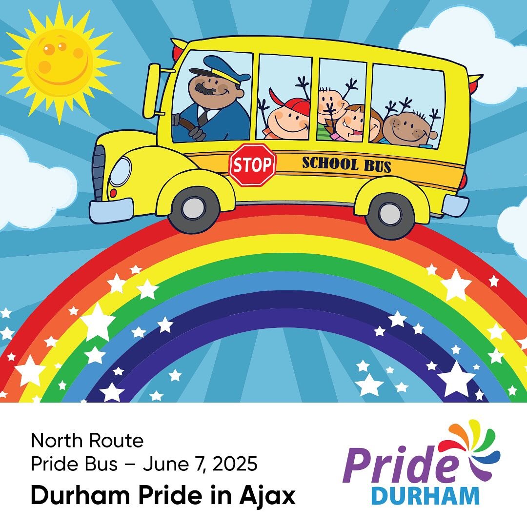 Need a ride to Durham Pride in Ajax?

We want you to join us on this big day in Ajax on June 7, 2025! Our North Route Pride Bus is taking you straight to the Pride Parade and Rainbow Market. Reserve your spot early &mdash; space is limited.

Pick
