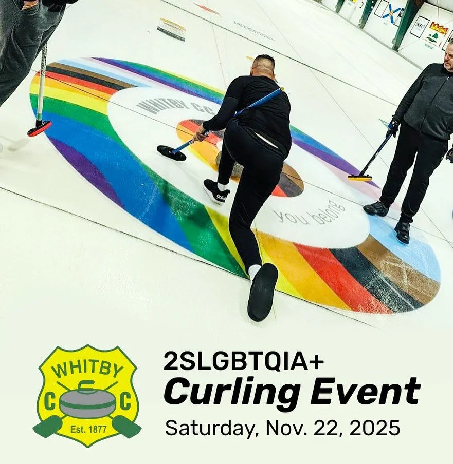 Curious about Curling?

Whitby Curling Club is thrilled to announce a new 2SLGBTQIA+ curling event happening on Saturday, November 22, 2025. The event will begin at 6:45 PM, and we welcome curlers of all skill levels. Enjoy an evening of fun, conne
