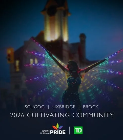 North Durham Pride is gearing up for an unforgettable season across Scugog, Uxbridge, and Brock and this year we are dreaming even bigger. 

This year we&rsquo;re Cultivating Community, focusing on growing stronger connections, creating welcoming spa