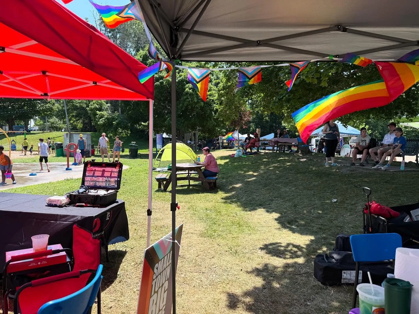 It was such a perfect day to celebrate Brock Pride. Thank you @brocktownship for building a diverse and welcoming community. ❤️🏳️&zwj;🌈