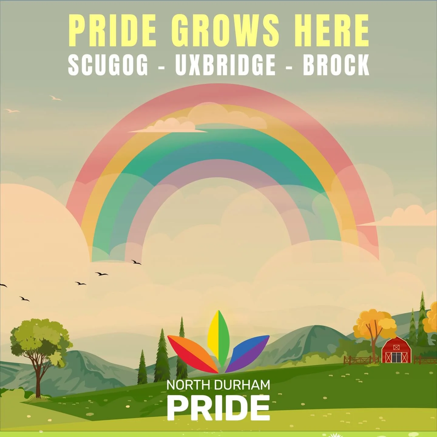 🌈 PRIDE GROWS HERE 🌈
Across Scugog, Uxbridge, and Brock, 2SLGBTQIA+ folks and allies are planting roots and growing something beautiful. No matter how small the town, there&rsquo;s always room to belong.
Save this post and share it to spread the lo