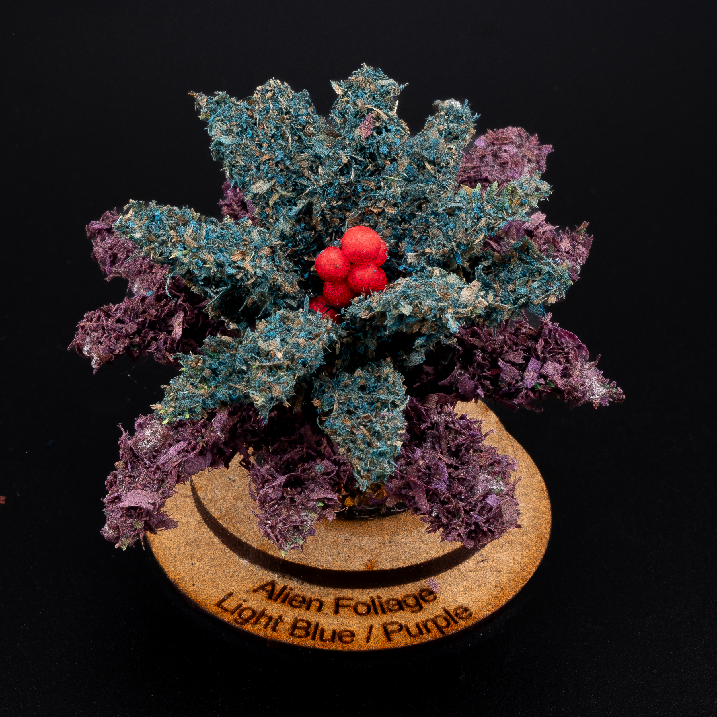 Alien Foliage - Light Blue / Purple