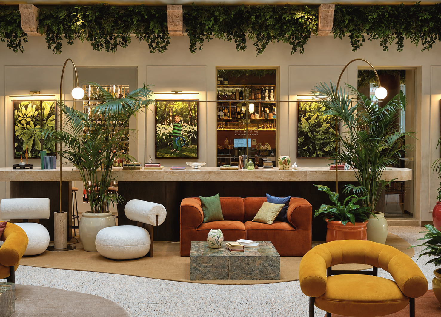 Verno House boutique hotel in Budapest, Hungary, featuring sophisticated contemporary interiors and an elegant central-city atmosphere.