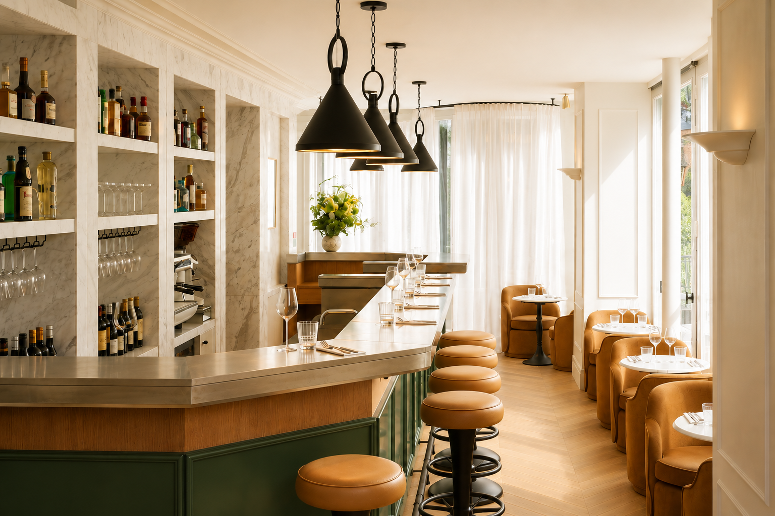Hotel Noucha in Paris, France, a stylish boutique hotel offering an intimate stay in the heart of the city.