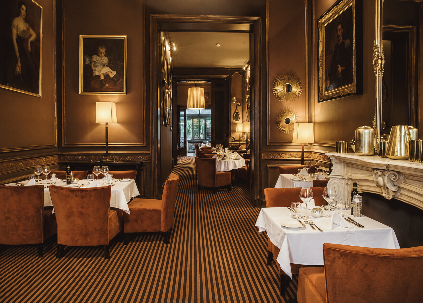 Elegant interior at Hotel Manos Premier, a luxury hotel in Brussels, Belgium